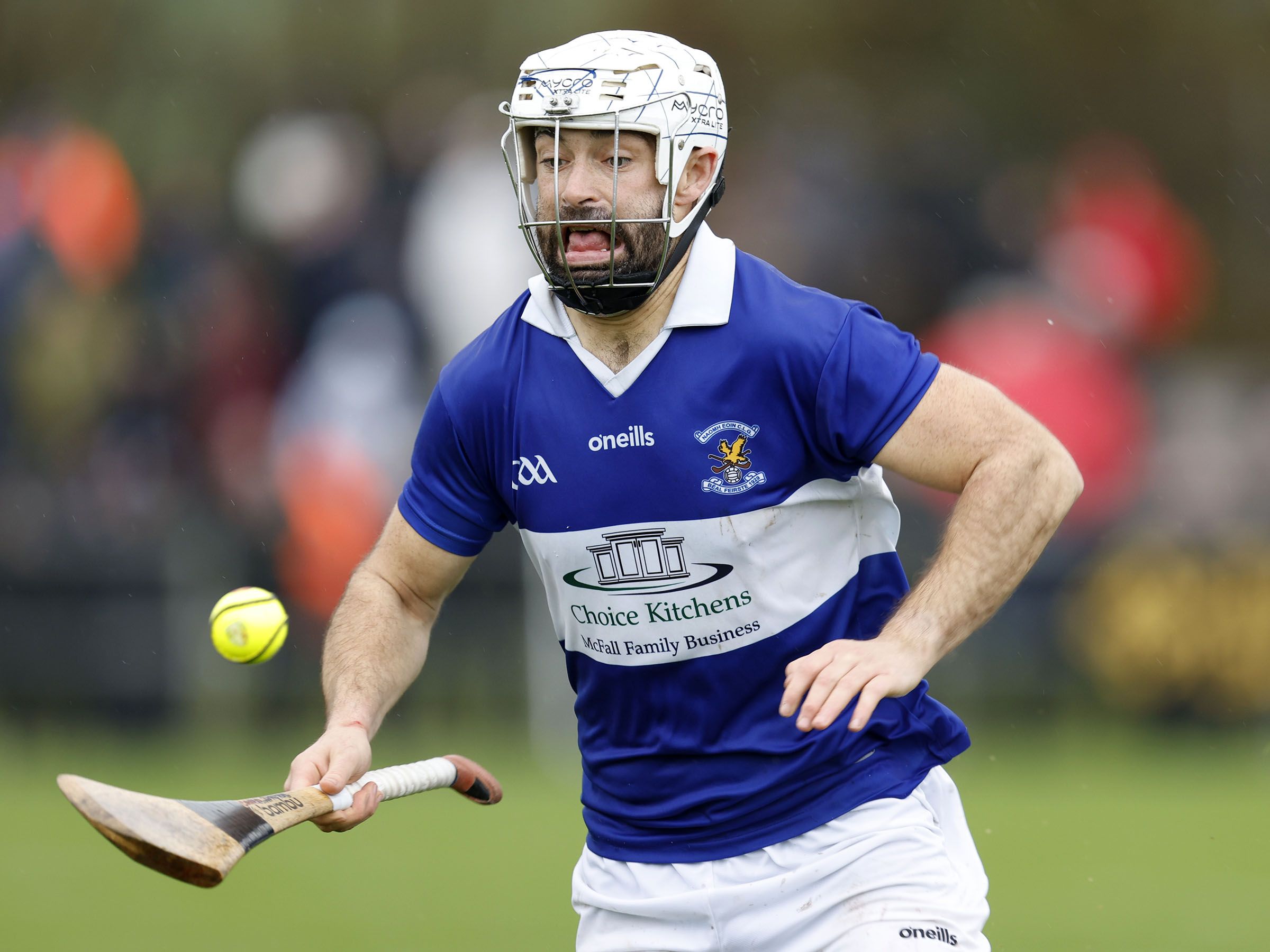 St John's captain Ciaran Johnston led his side to glory