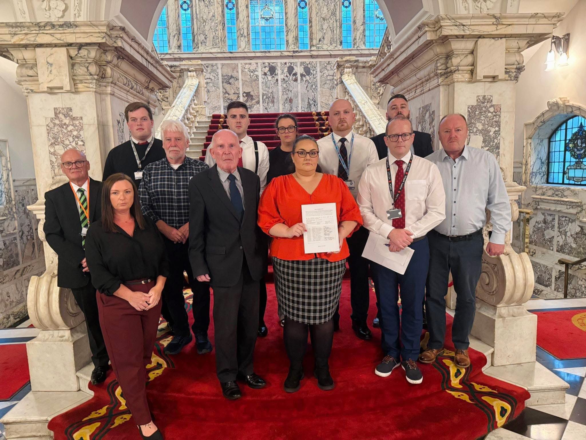 Unionist councillors have signed a legal call in on the decision