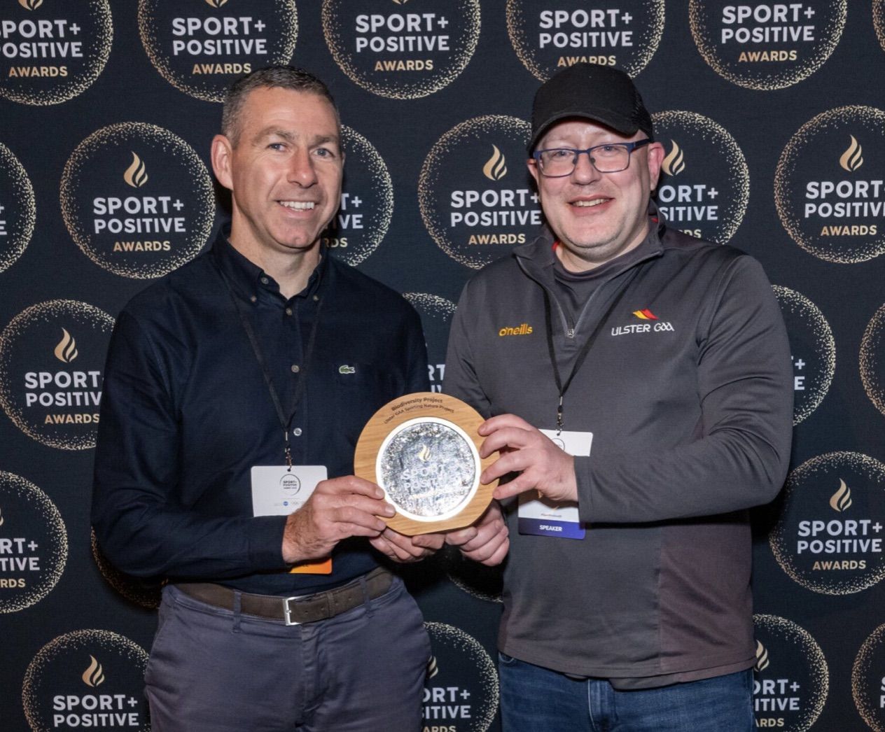 AWARD-WINNER: Tim McCann (right) has already gained plaudits for his pioneering work