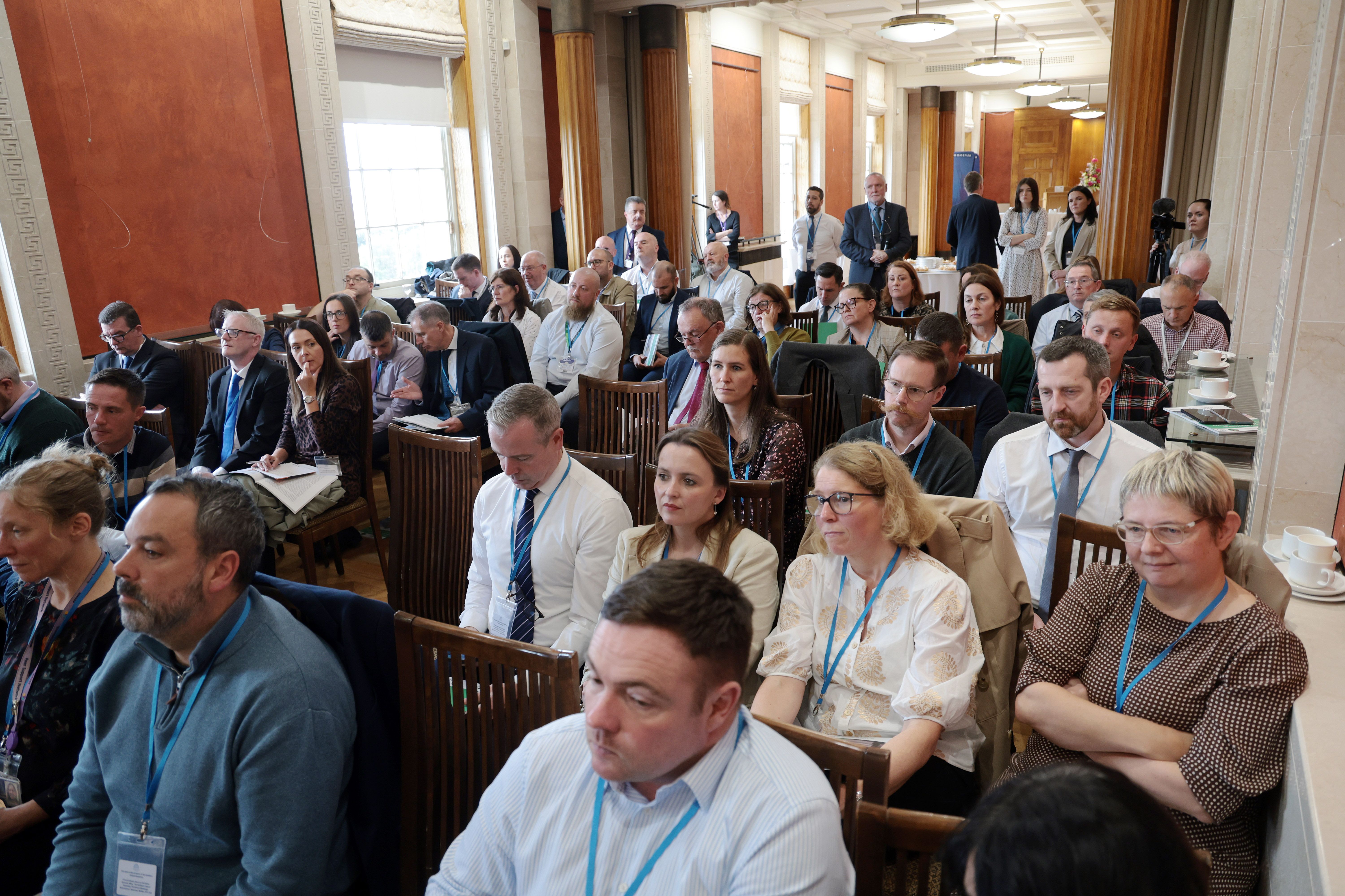 Some of the audience attending the launch of the research report 