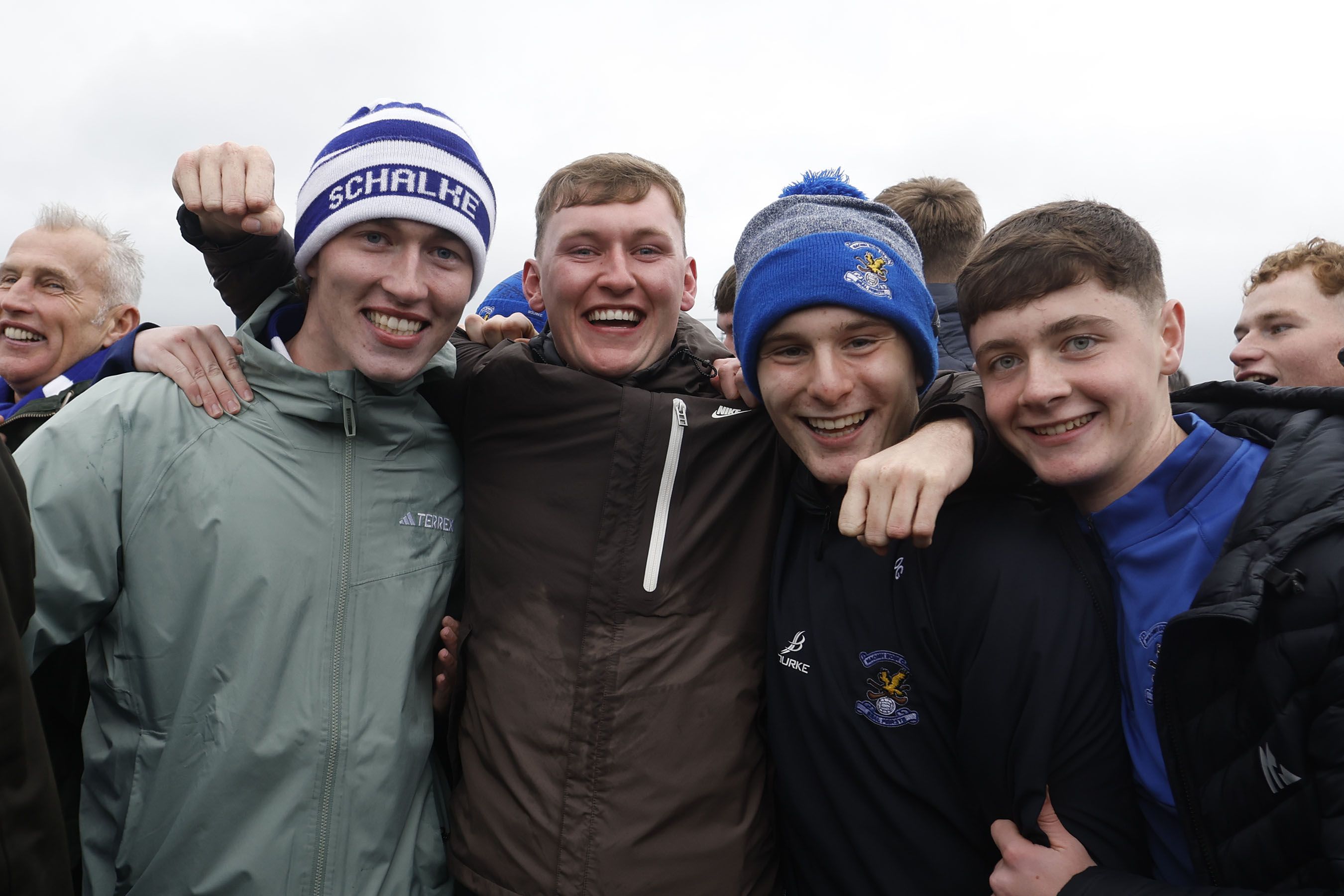 Close to a thousand St John's fans made the trek to Ballycastle