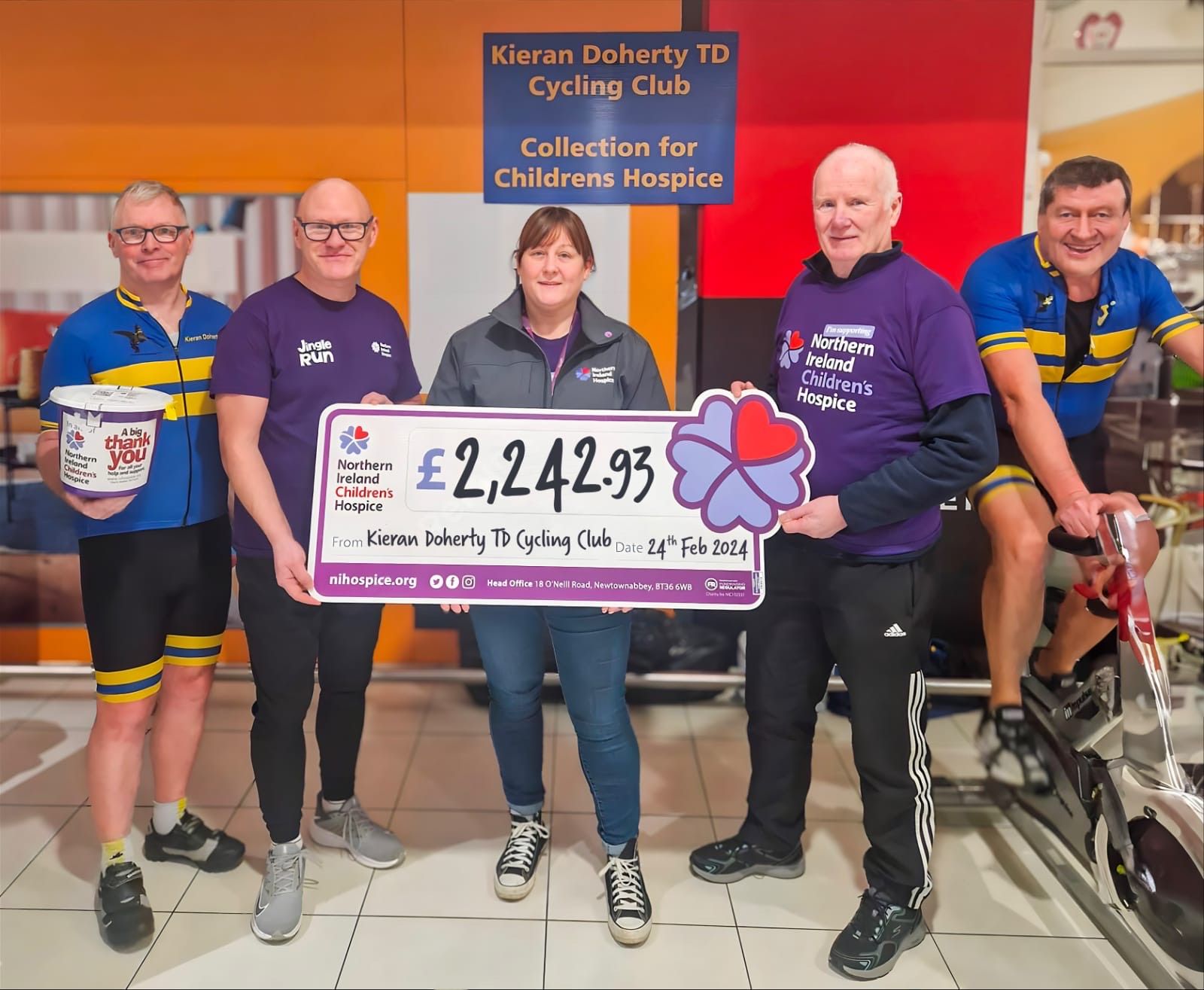 Last year the club raised £2,242.93 for the NI Children's Hospice