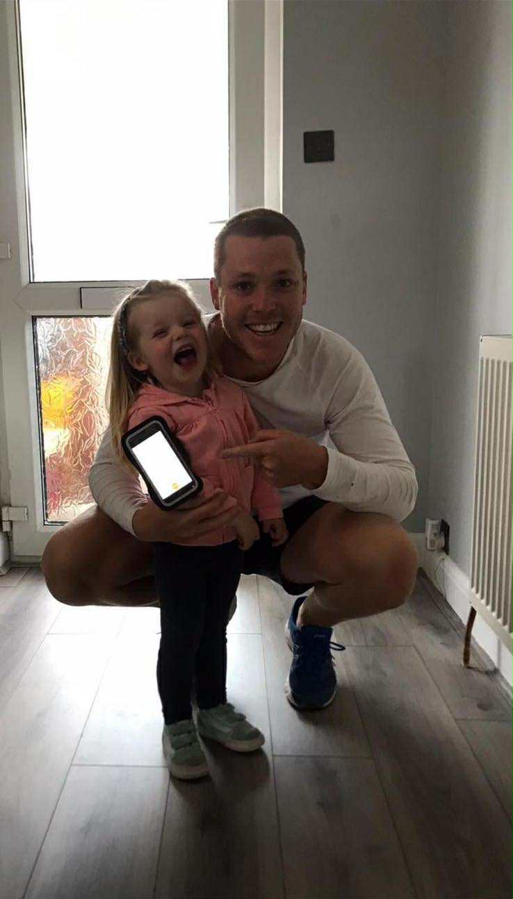 Conor and daughter Elsie