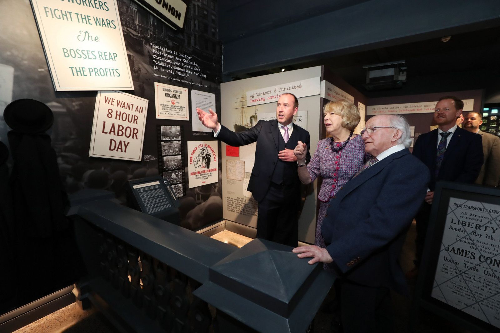 President Michael D Higgins opened Áras Uí Chonghaile in 2019