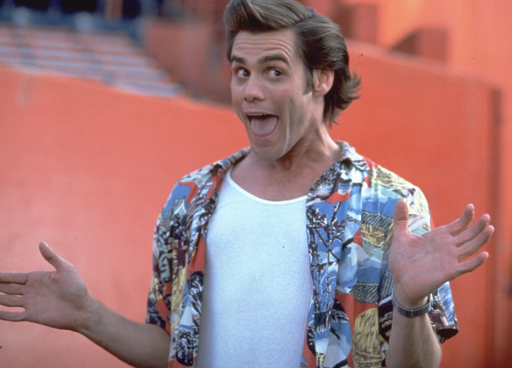 ON THE CASE: Jim Carrey as Ace Ventura: Pet Detective