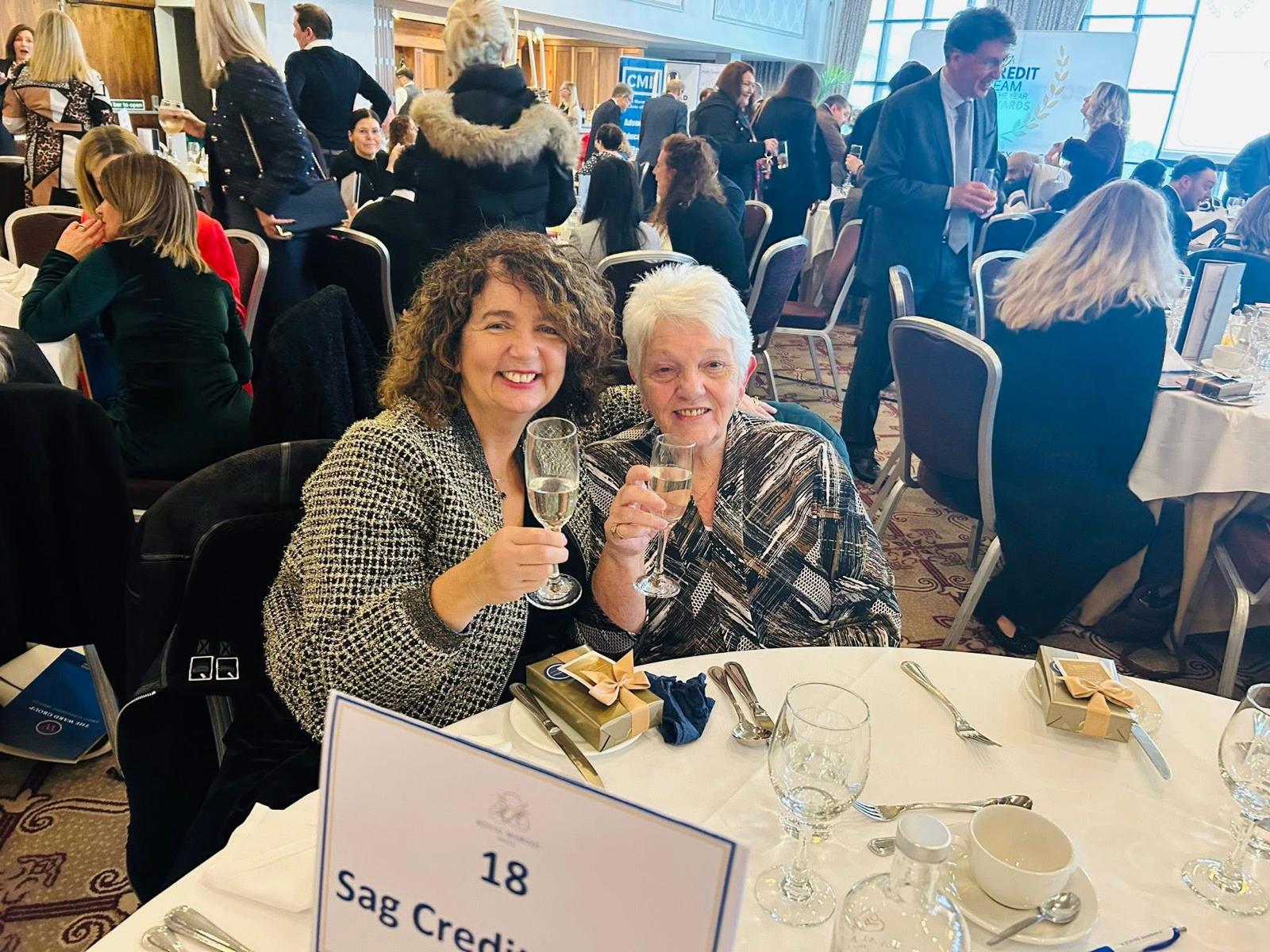 SAG manager Sheena Joyce with Vice-President Ethna Henderson