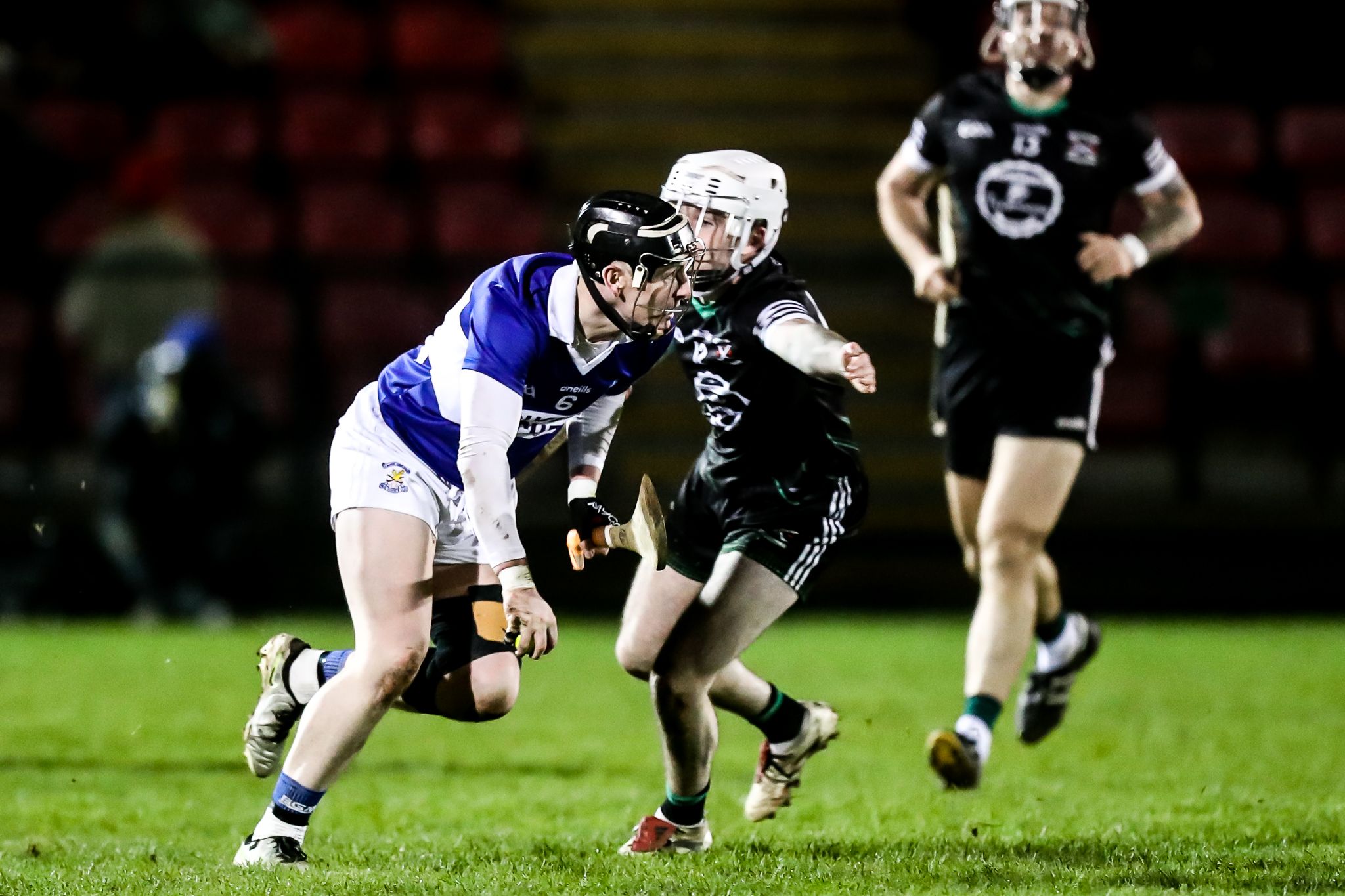 Peter McCallin was dominant in the half back line on Saturday evening