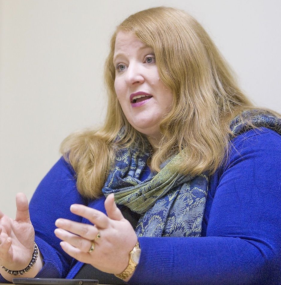TARGETED: Alliance leader Naomi Long has described the UVF graffiti as 'sinister'