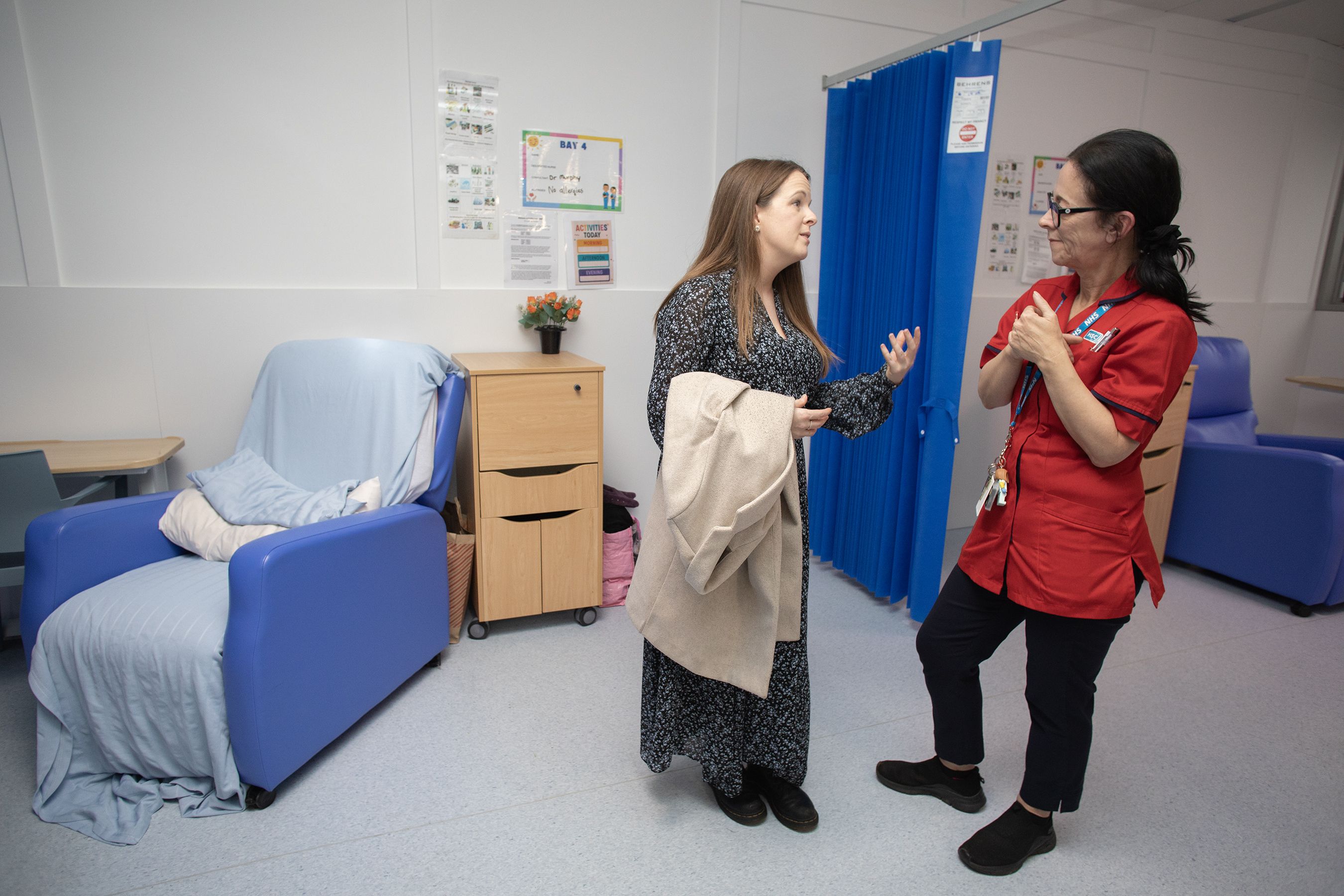 Nuala McAllister MLA and PATH ward manager Pauline Mackel