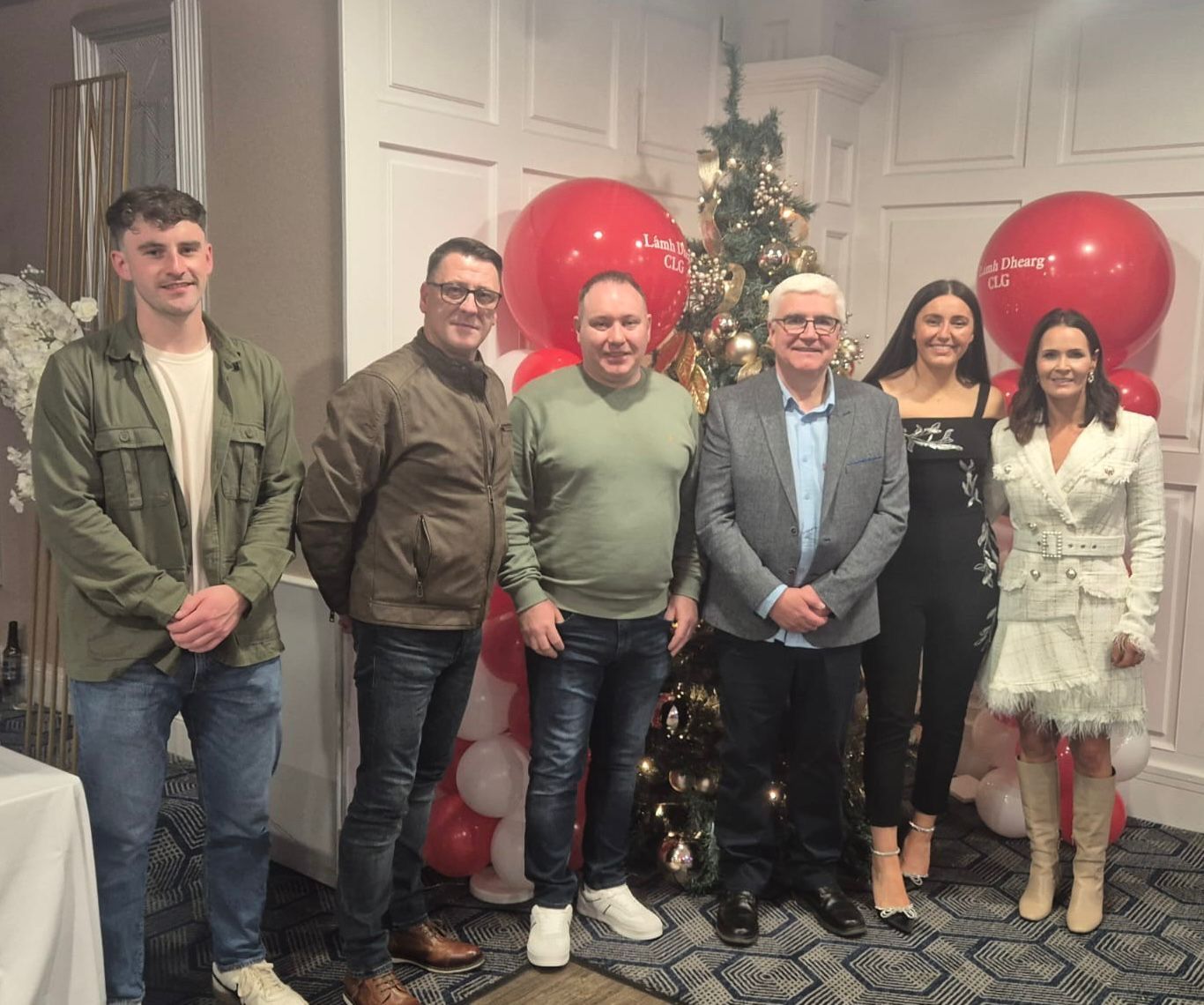 The current stars of today were on hand to make awards to the future stars of the Hannahstown club