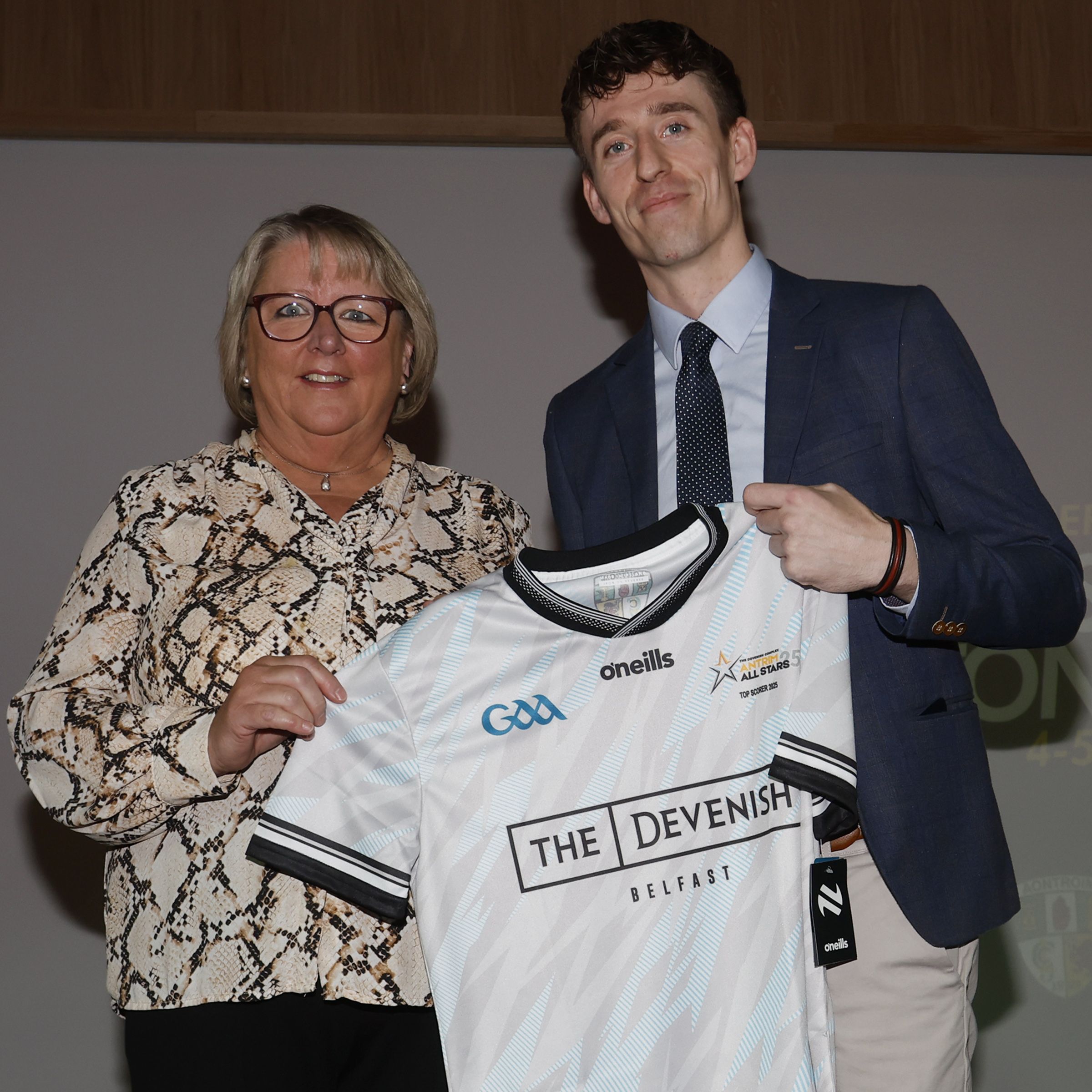 James McNaughton was awarded the Hurling Top Scorer