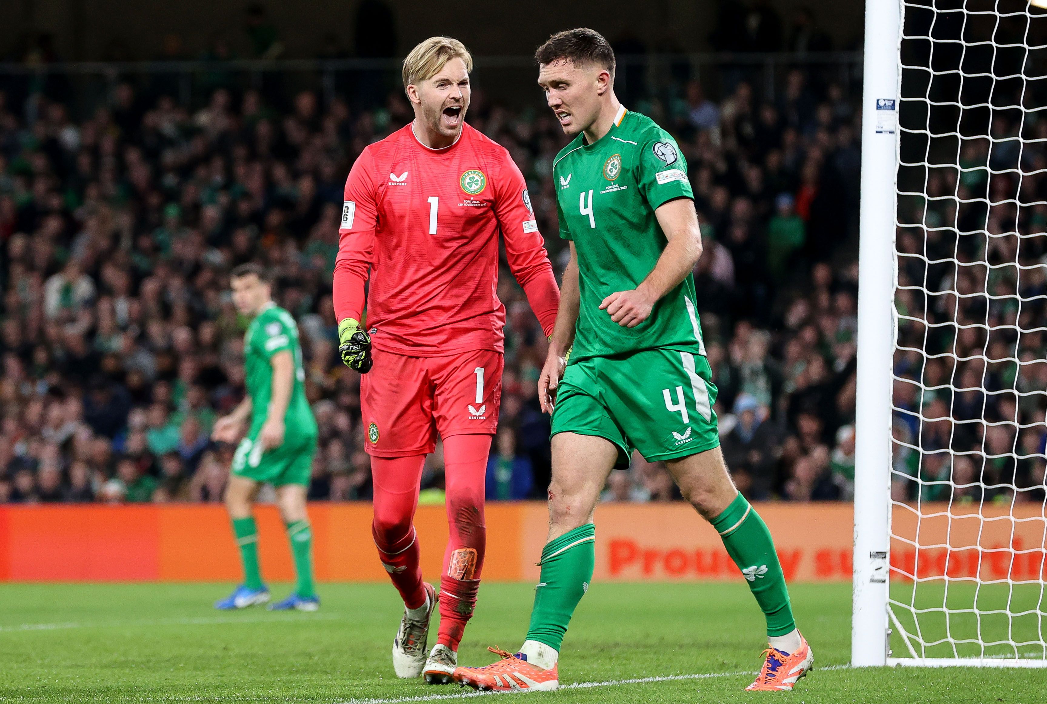 Caoimhín Kelleher and Dara O'Shea were pivotal in Ireland's backline