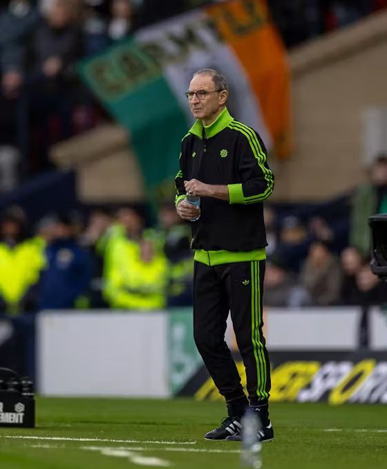 RETURN OF THE LEGEND: Martin O'Neill was back in the Hampden Park dug-out for the first time in two decades