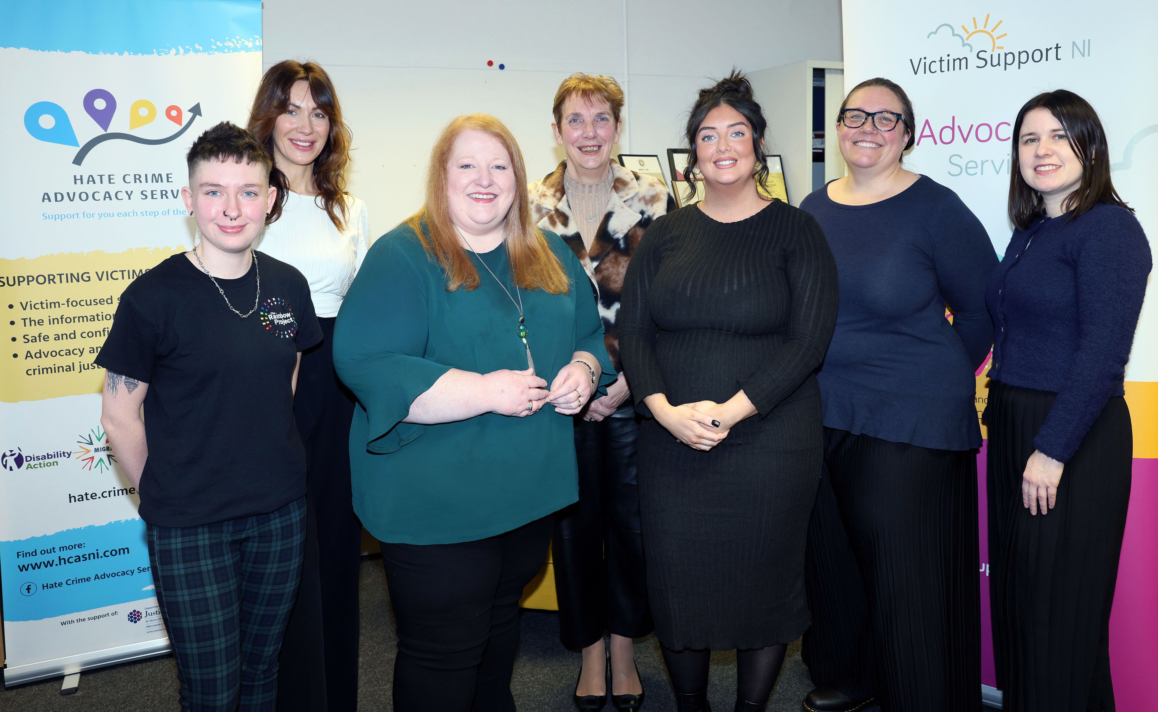 The Minister during her visit to the Hate Crime Advocacy Service