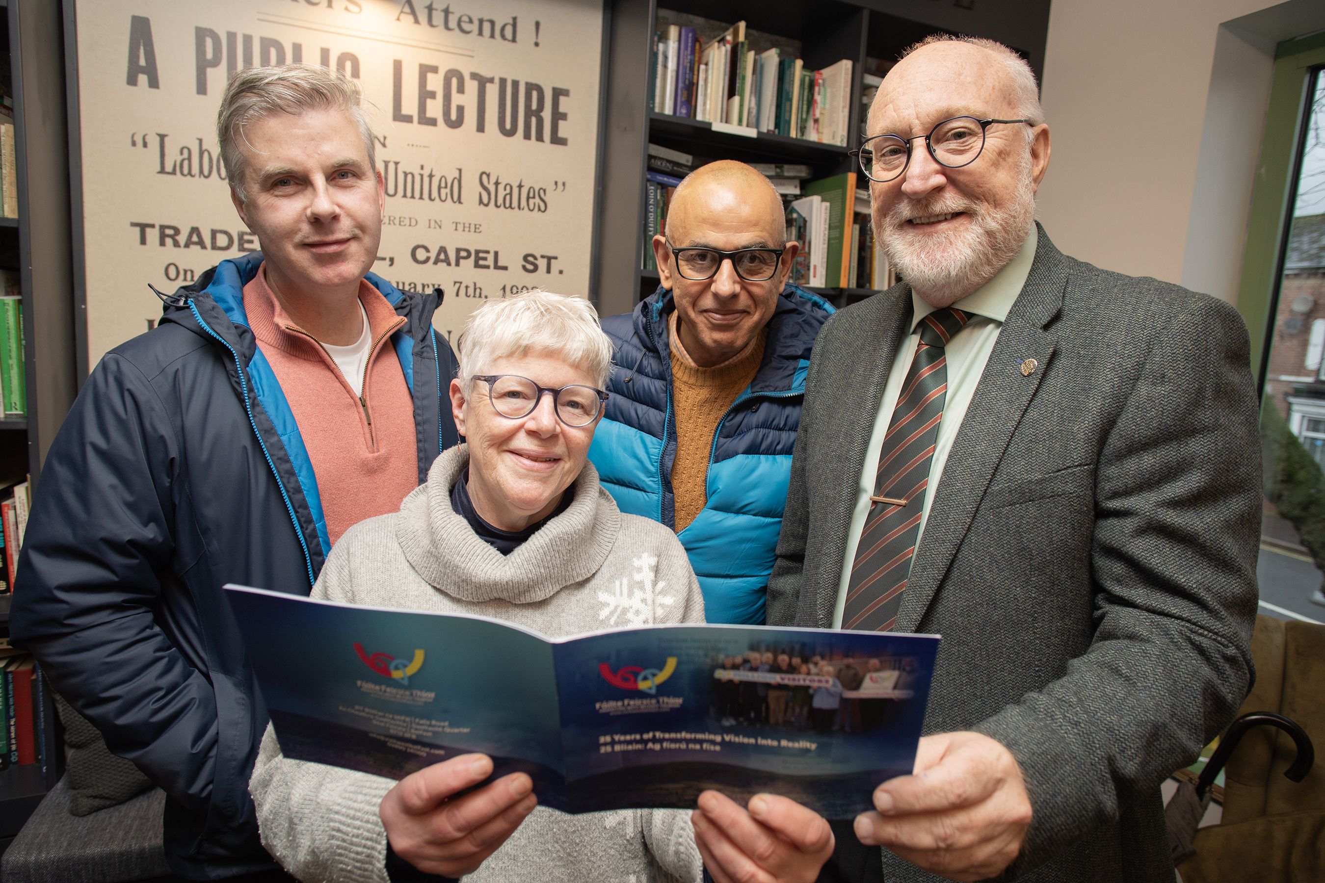 IN ATTENDANCE: Stevie Corr, Claire Hackett, Glen Philips and Professor Peter Finn