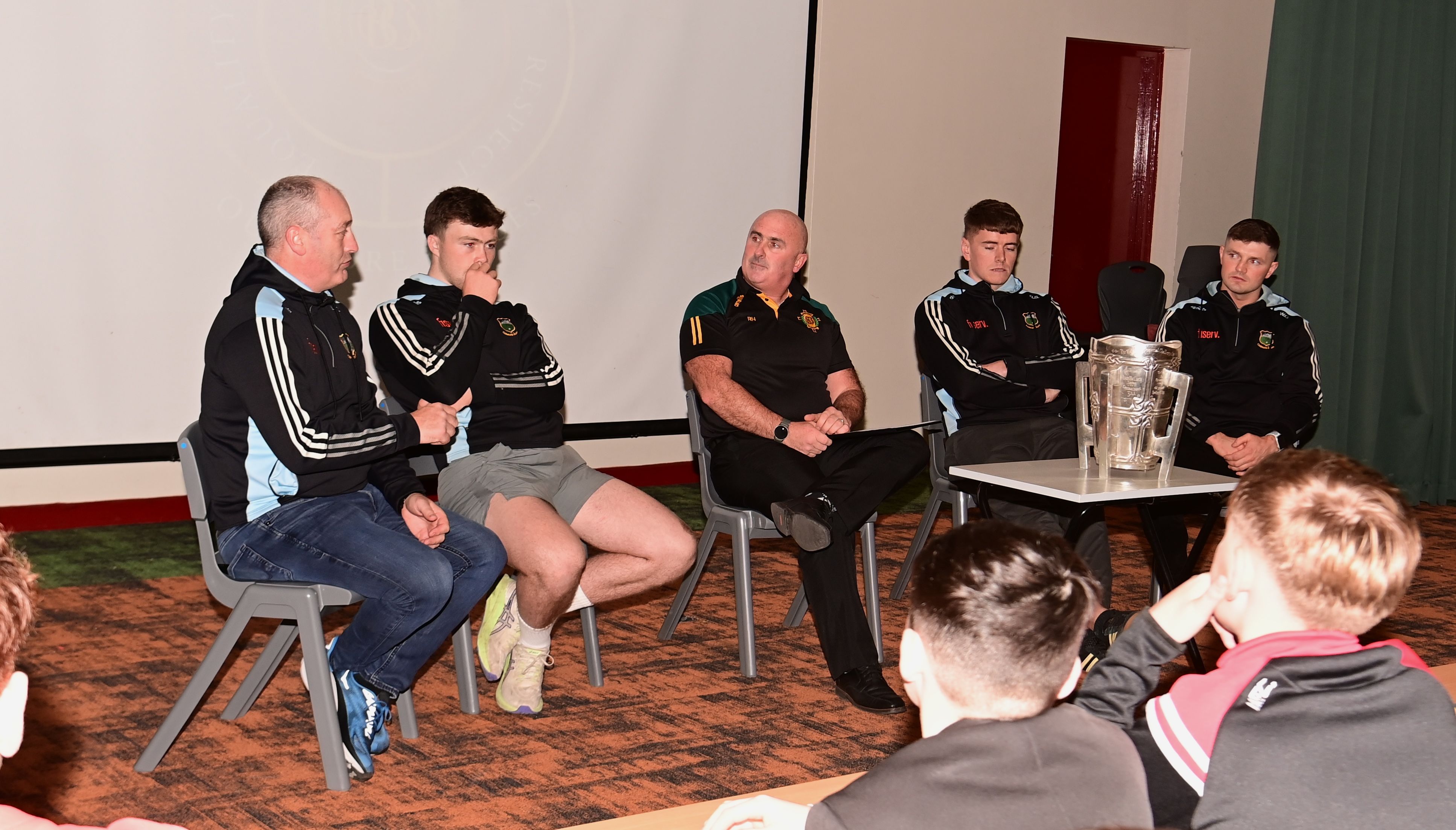 Tipperary manager, Liam Cahill, answered some important questions from St Mary's students