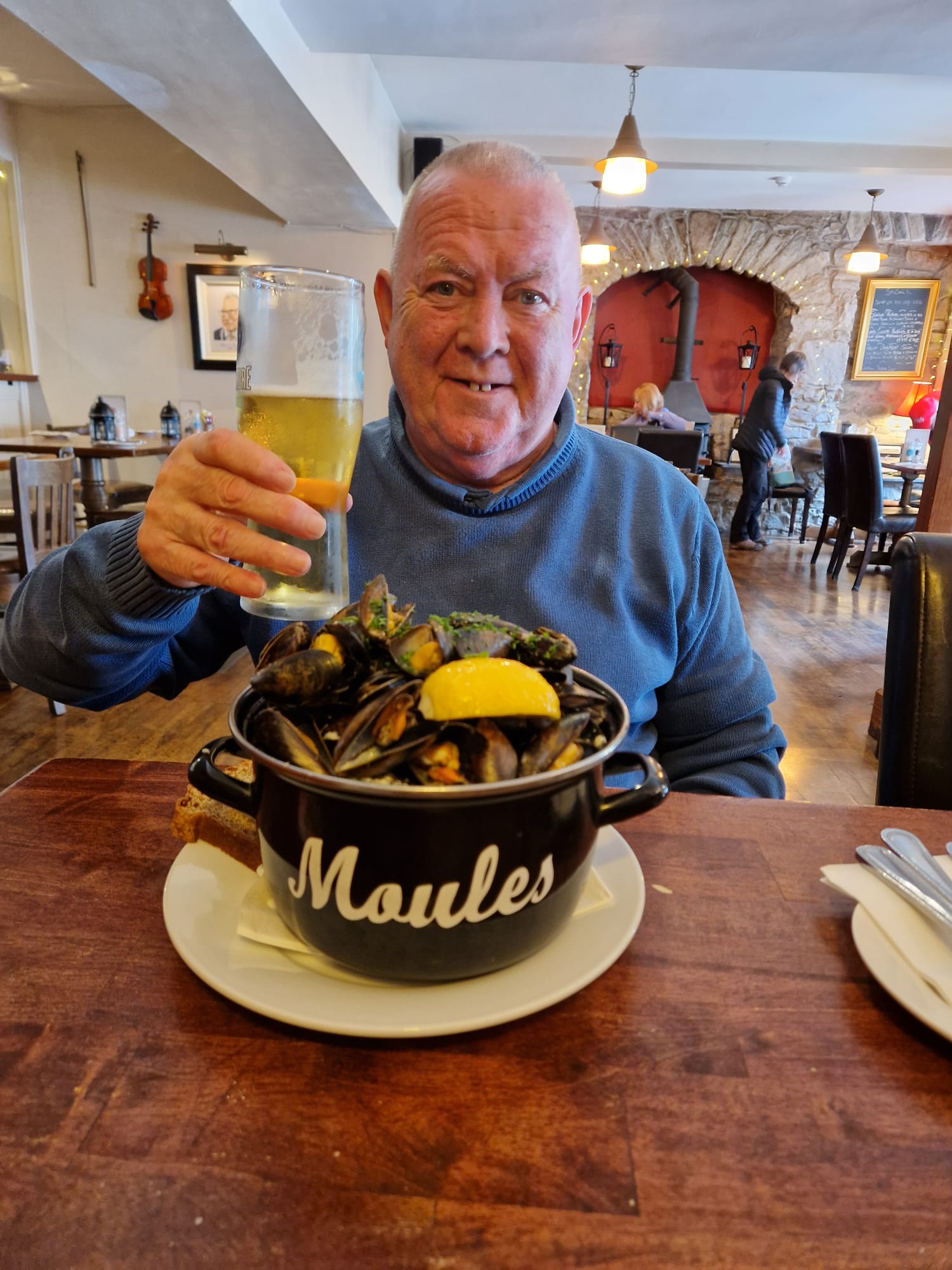 CONAMARA VISIT: Ronnie McCartney in jovial mood on a recent trip to Clifden, Co Galway