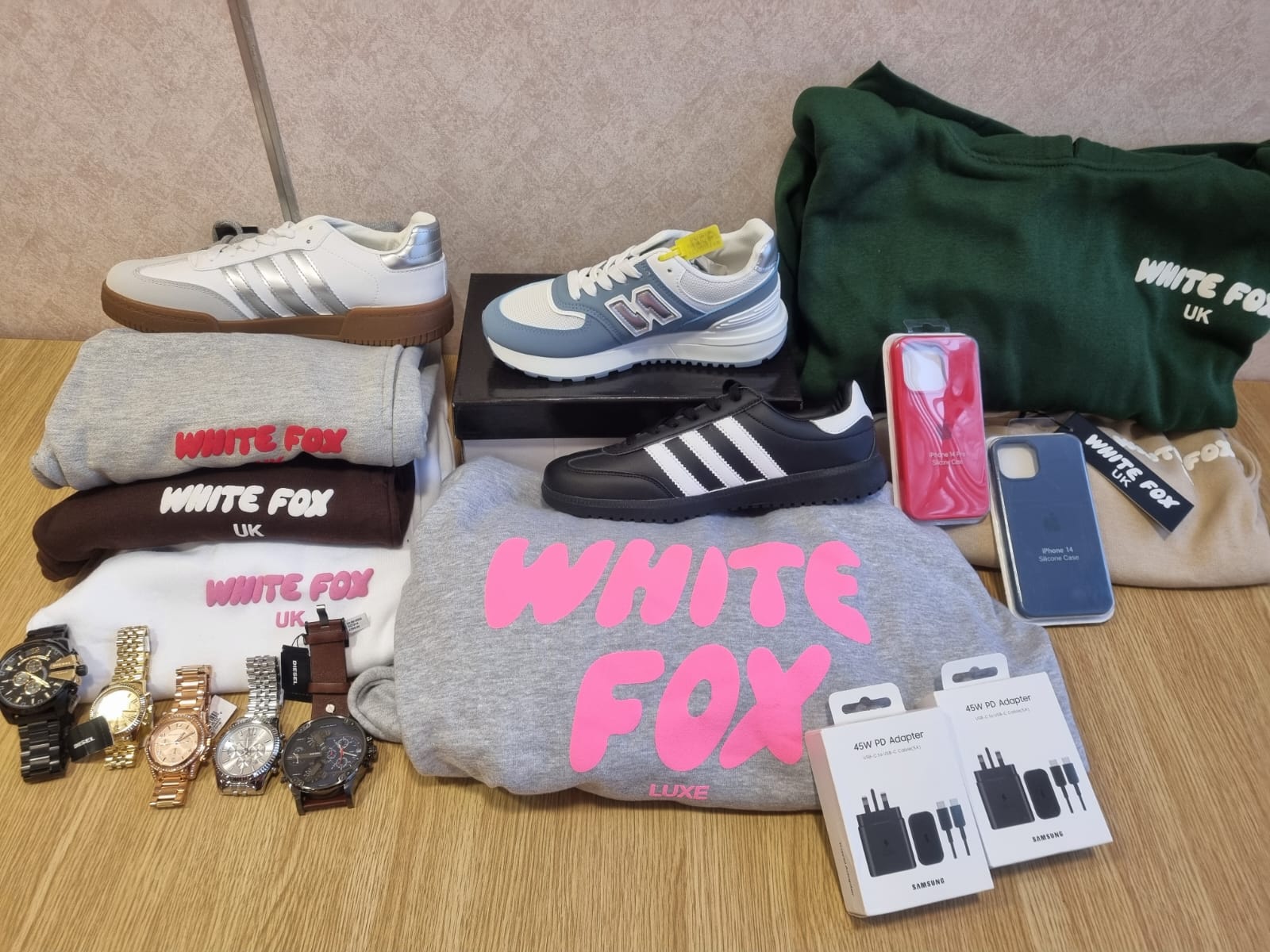 Some of the goods that were recently seized