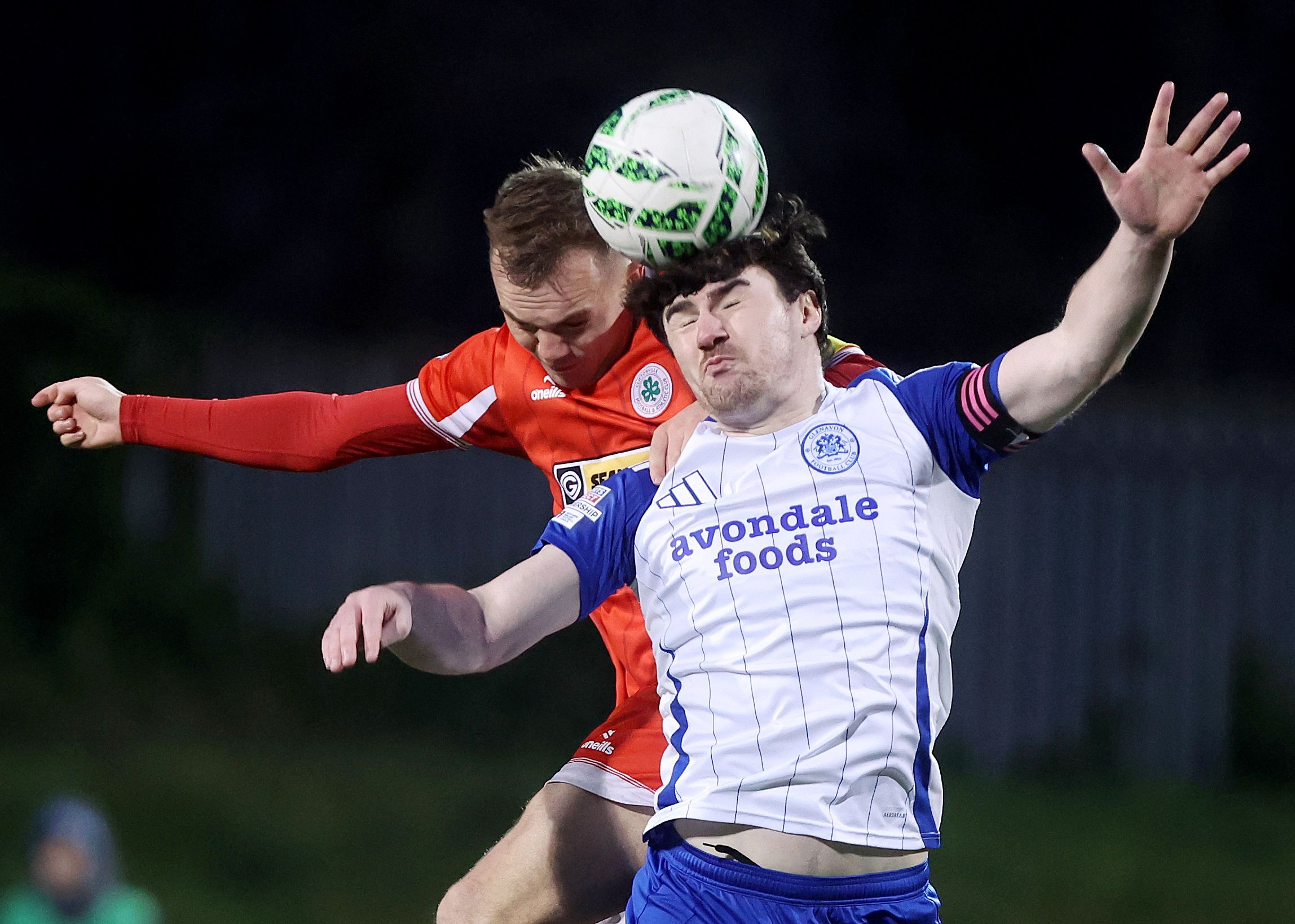 Rory Hale battles with Barry McKeown