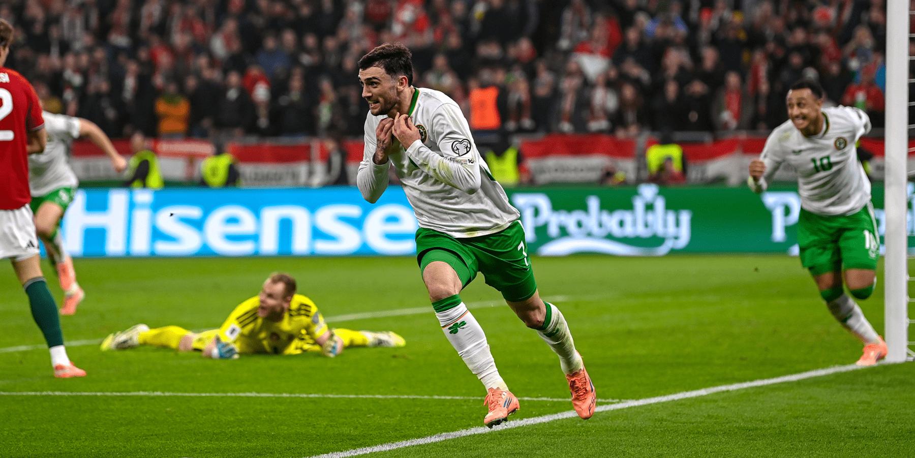 Troy Parrott's heroics last month earned Ireland a play-off spot