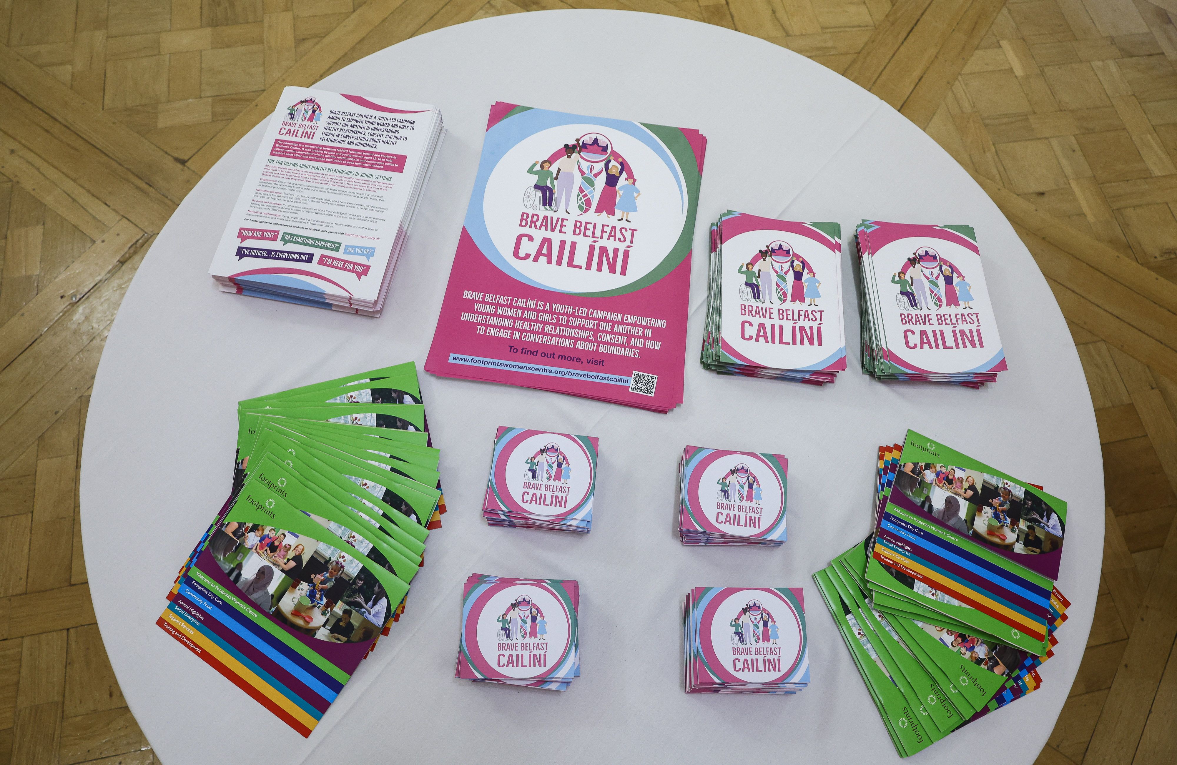 Poleglass girls launch Brave Belfast Cailíní project