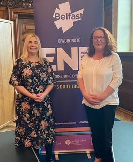 INSPIRING: Cllr Siobhán McCallin and Cllr Áine McCabe