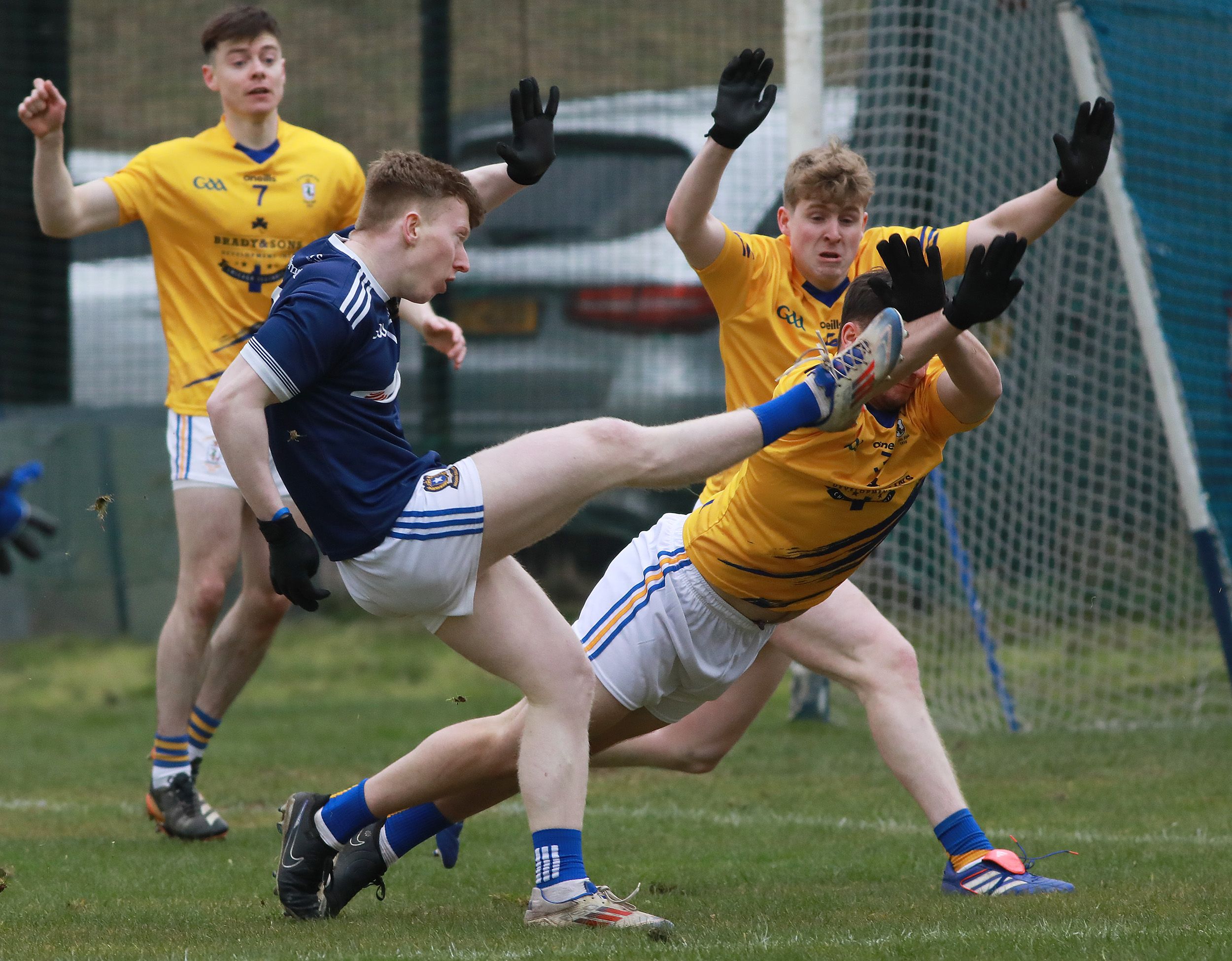 Barra McCaffrey gets a shot away 