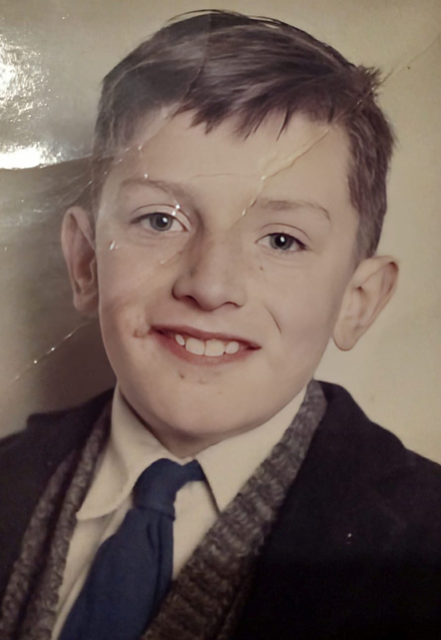 Joey Clarke during his schooldays