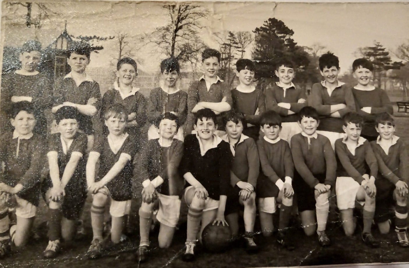 Joey played in goals for the school team