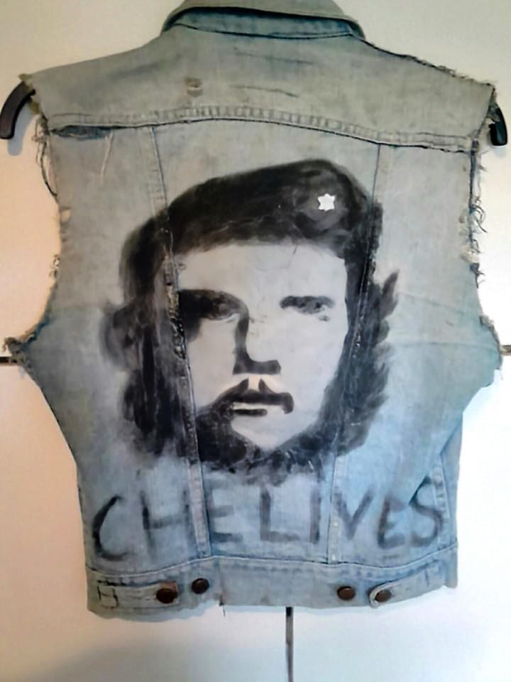 Joey's sleeveless denim jacket
