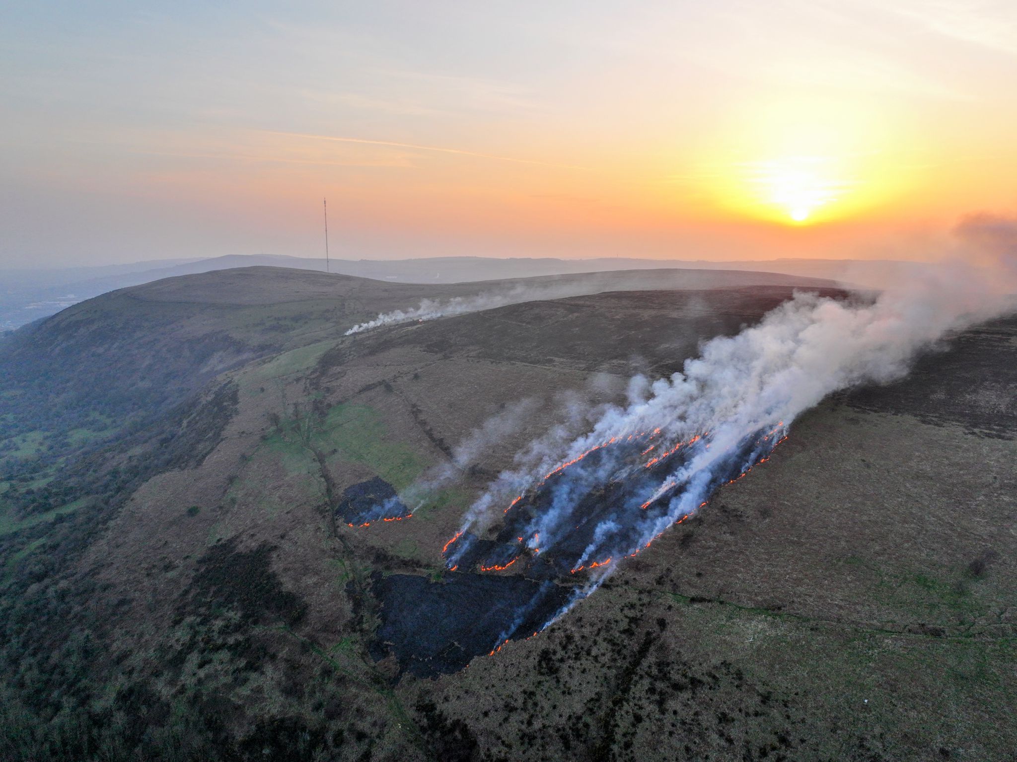 Fires on the Black Mountain have become more common in recent years