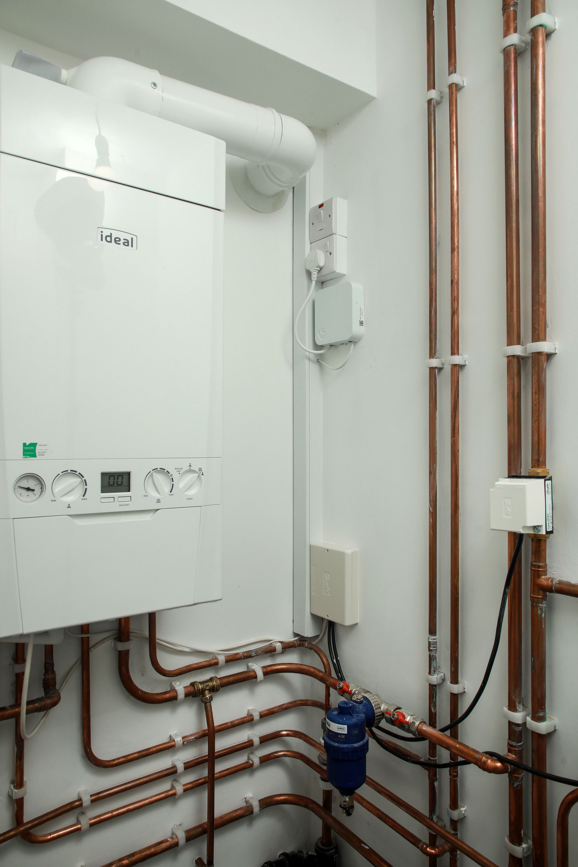 Efficient natural gas boilers that incorporate flue gas heat recovery are just one of the energy saving measures