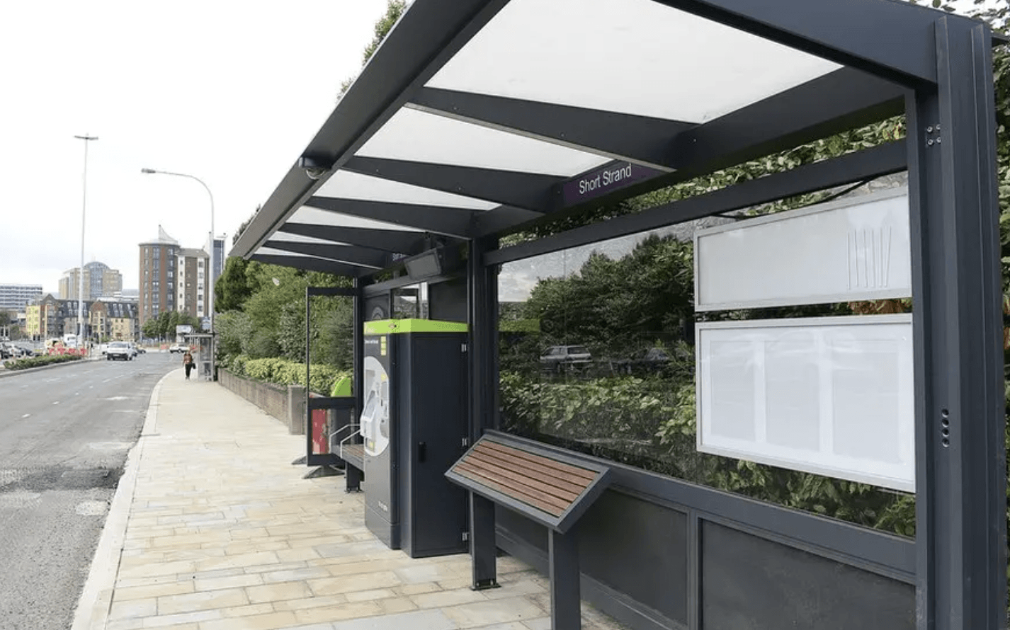 NAME GAME: Emma Little-Pengelly expressed concern at this Glider stop near Short Strand being called... Short Strand