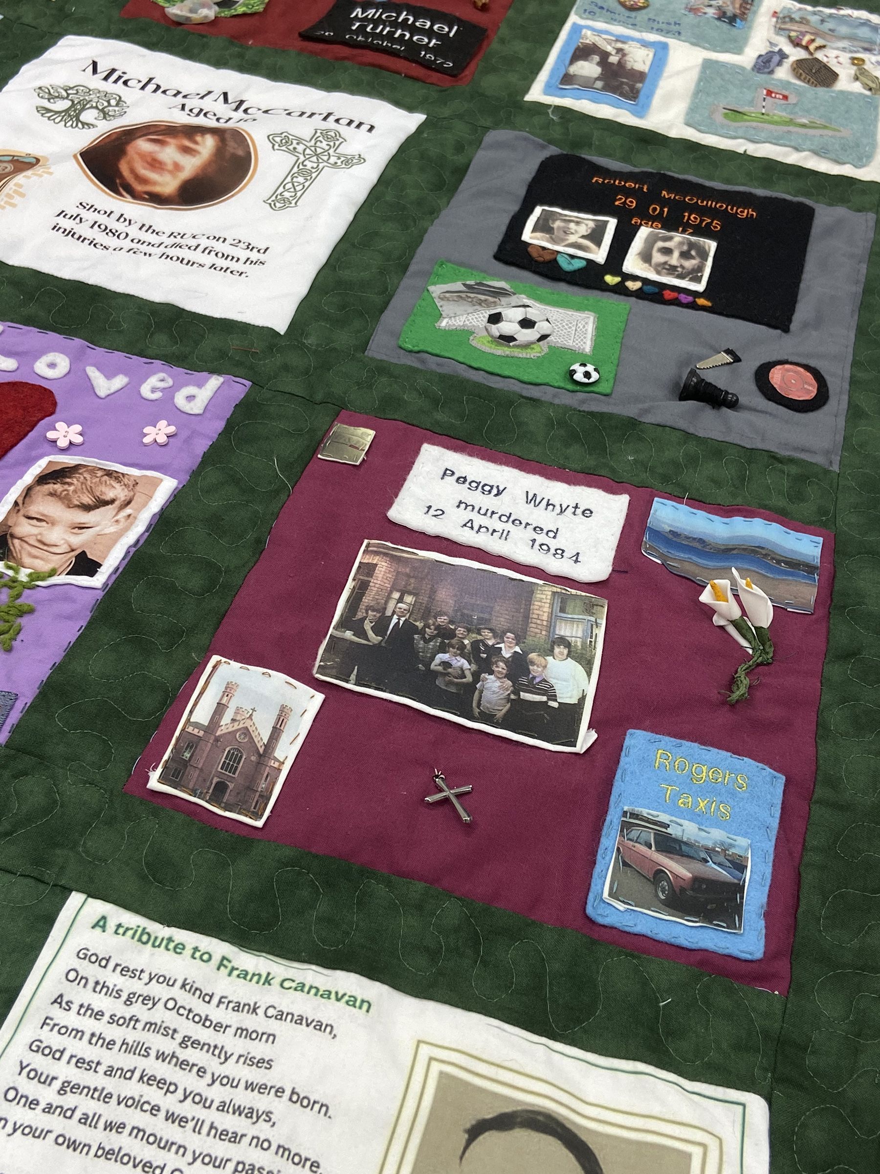 The square dedicated to Peggy Whyte