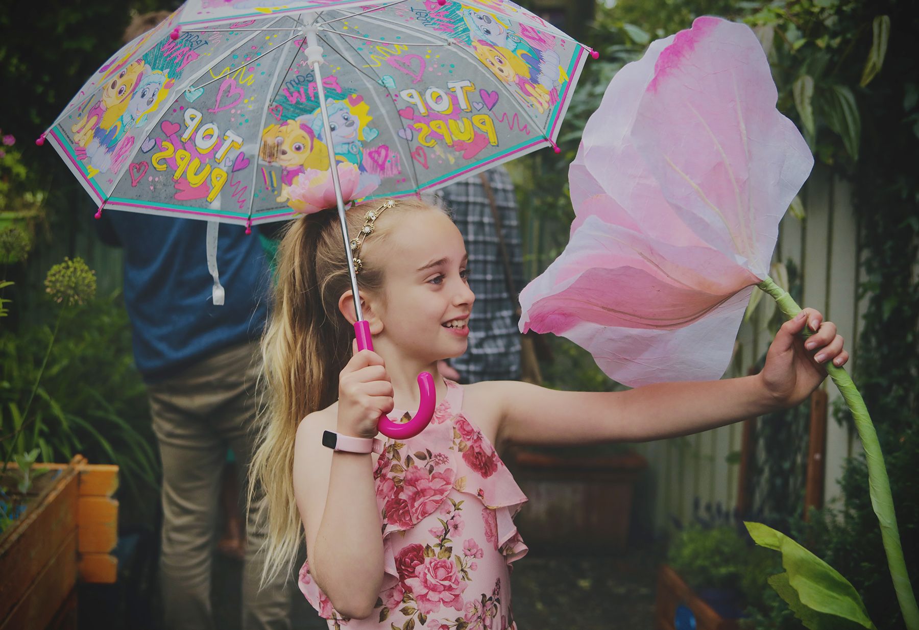 Maya Harty (8) at the event
