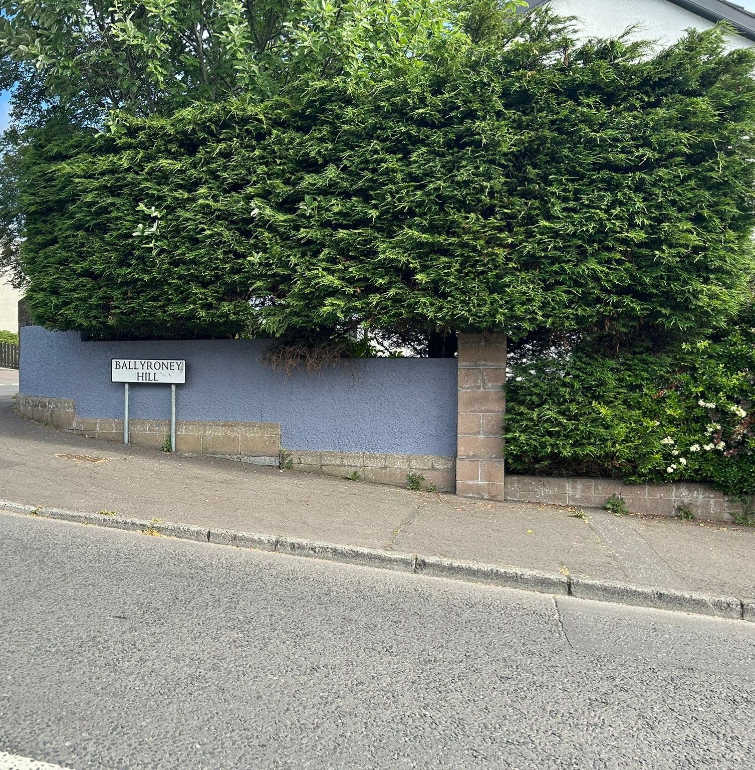 The graffiti was quickly removed by Council staff