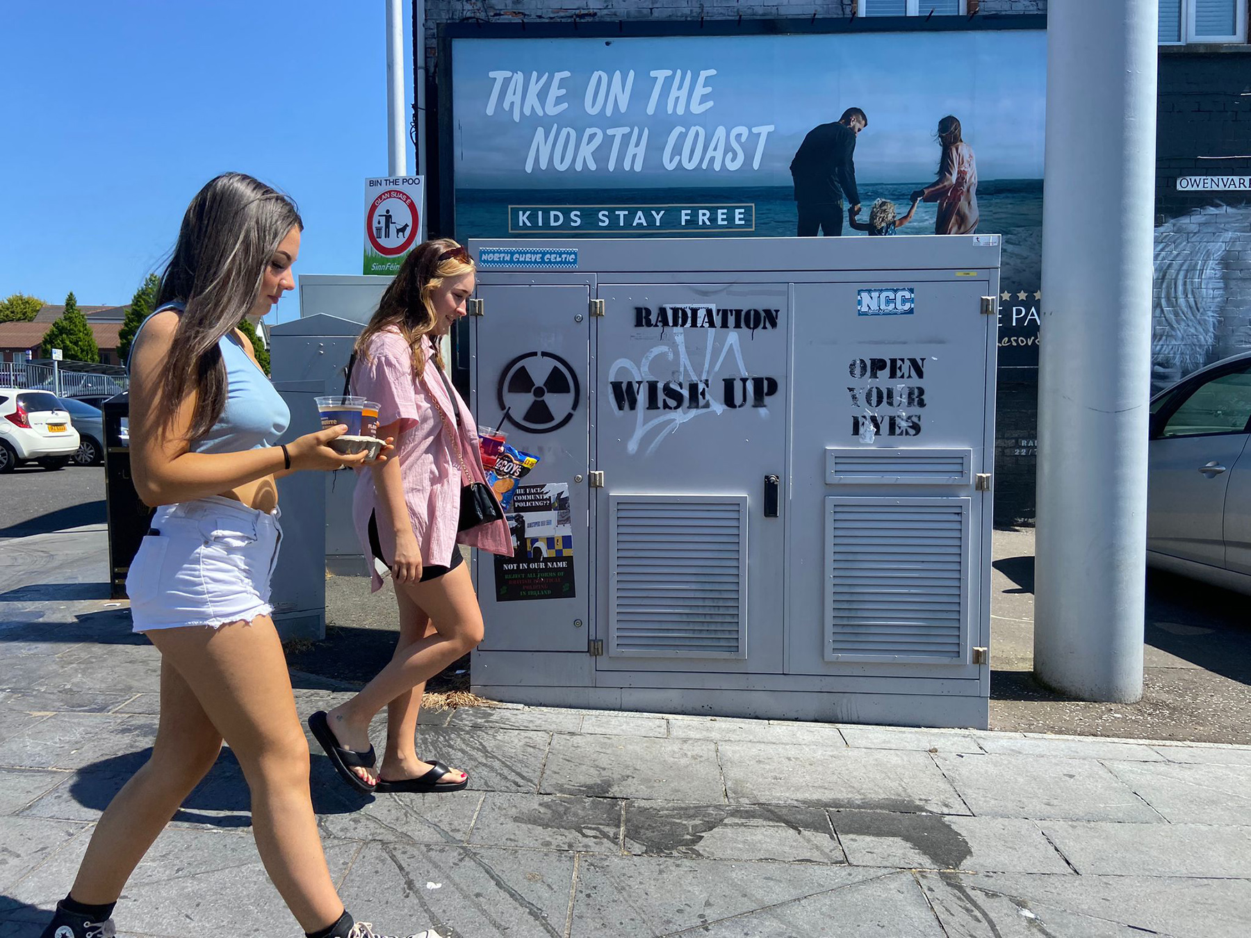 The phone mast at Owenvarragh Park has been targeted in recent years