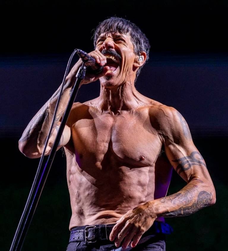 RAP SHEET: Red Hot Chilli Peppers front man Anthony Kiedis's, ah, colourful past hasn't brought him to the attention of Tory Britain