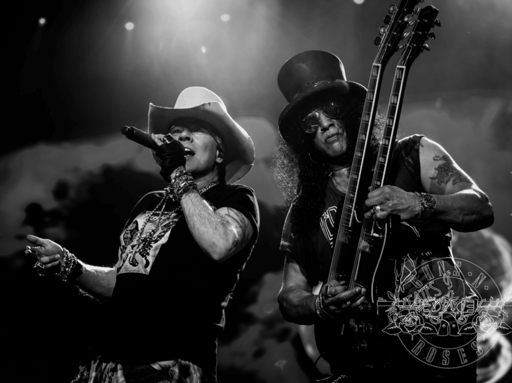 DOUBLE WHAMMY: Guns N' Roses have had a problematic past as far as racism and homophobia are concerned