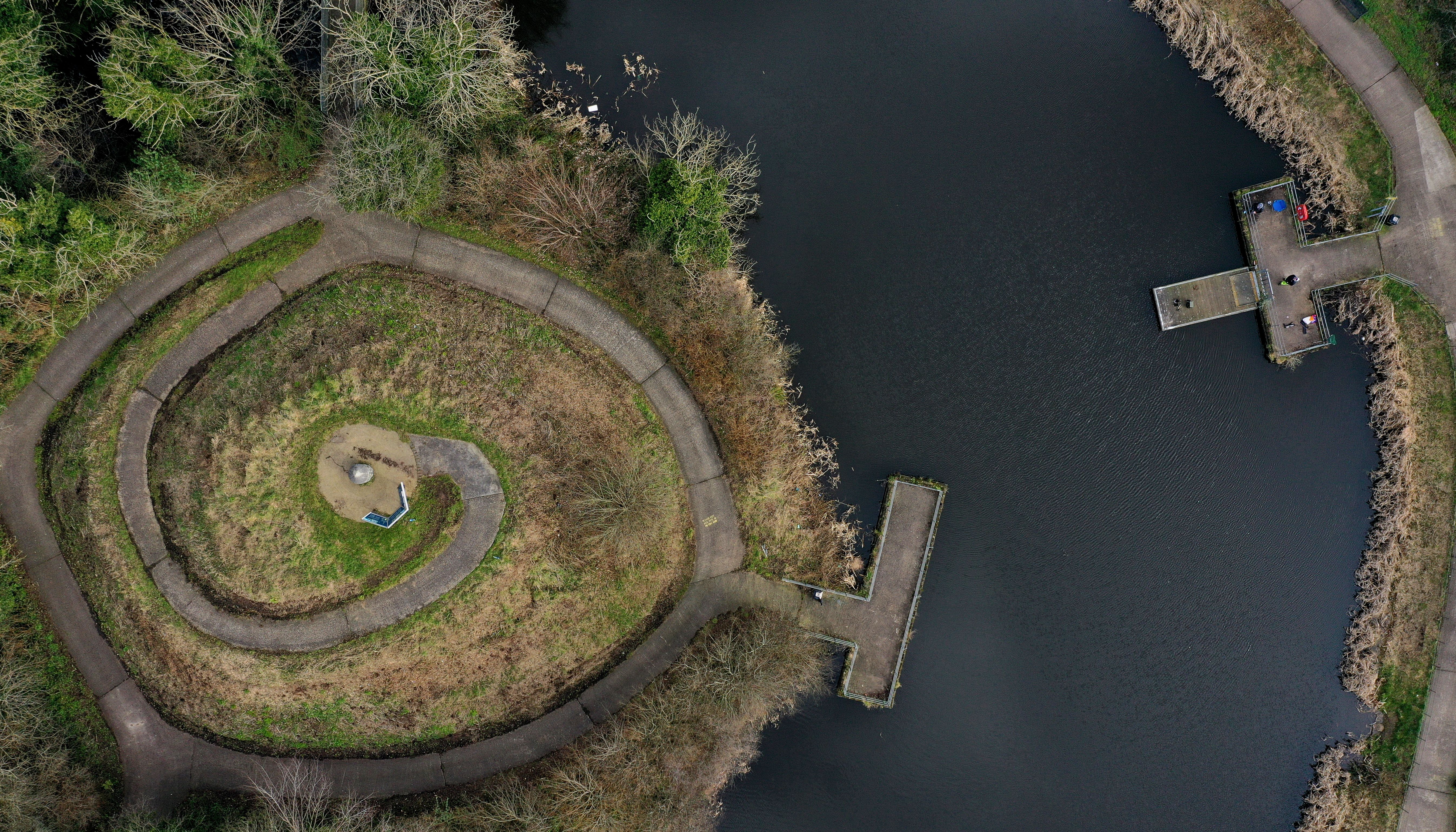 The stunning Half Moon Lake