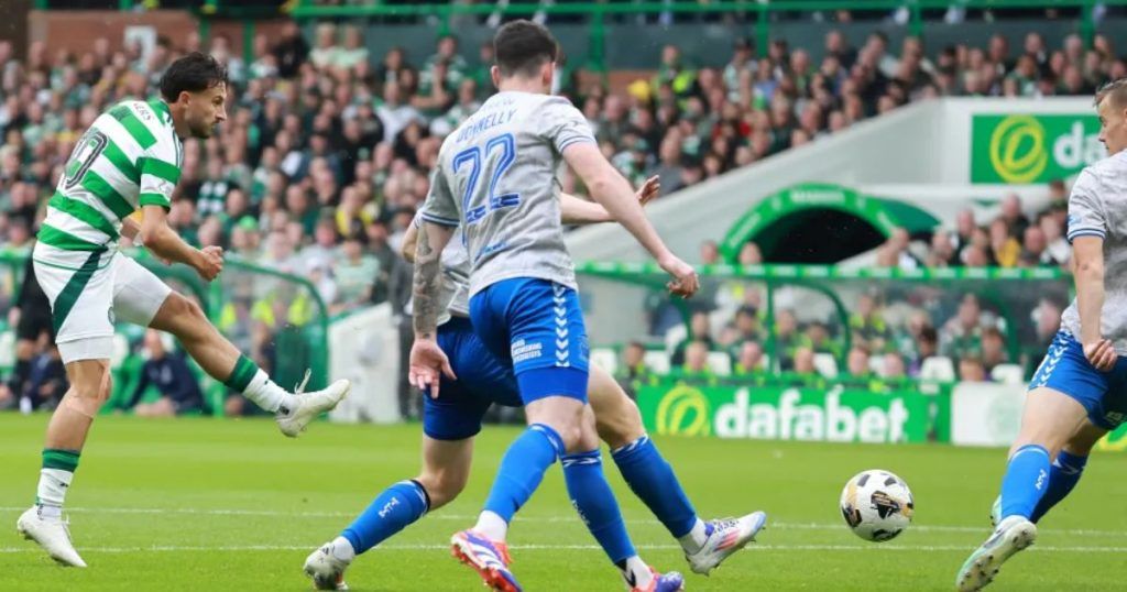 MIXED FORTUNES: Nicolas Kuhn got off to a flyer last season, scoring here on Flag Day against Kilmarnock, but he tailed away badly and a move could be best all round