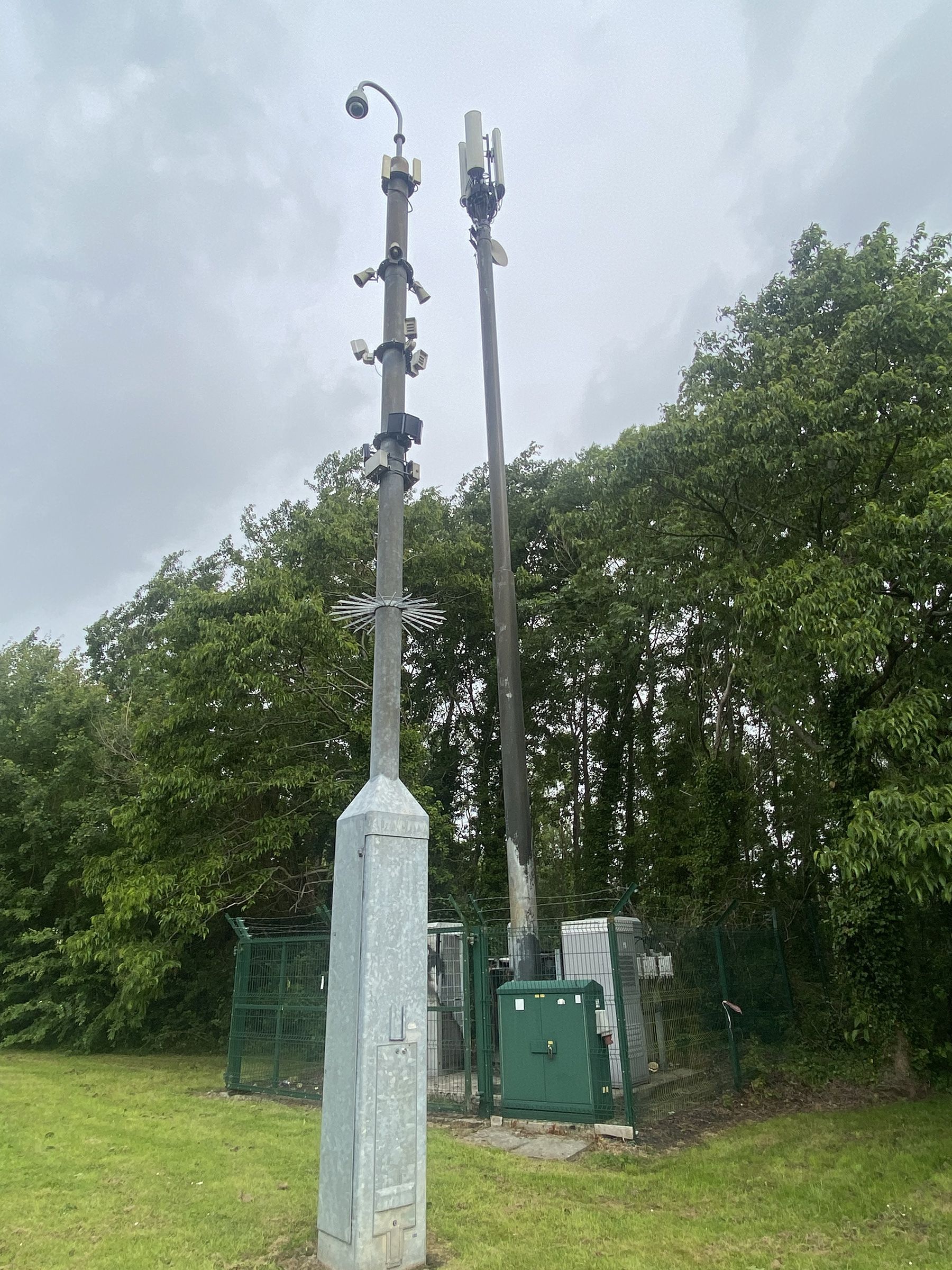 Several masts have been targeted in recent years
