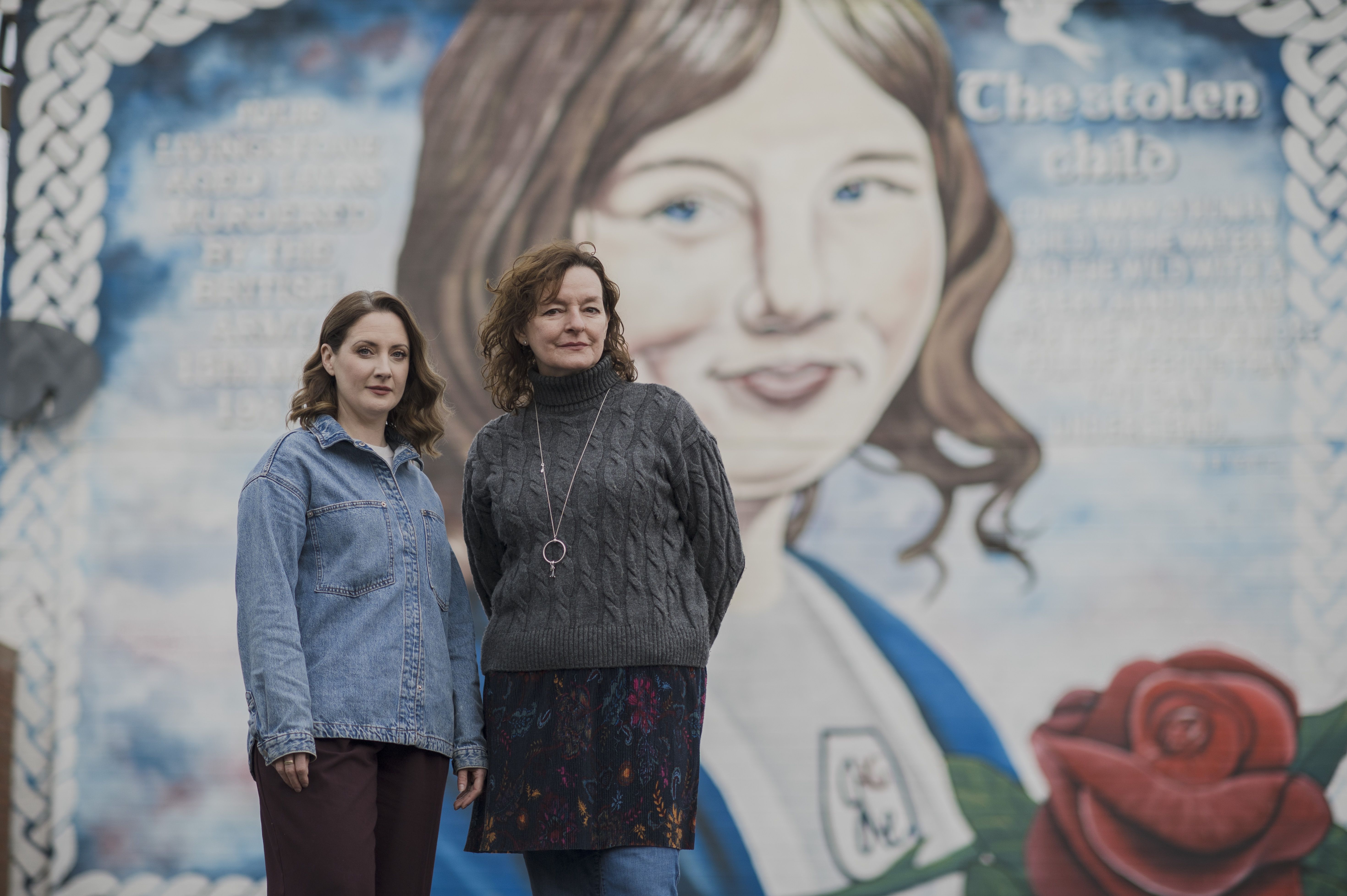 Playwright and actress Charlotte McCurry with Kabosh Artistic Director Paula McFetridge