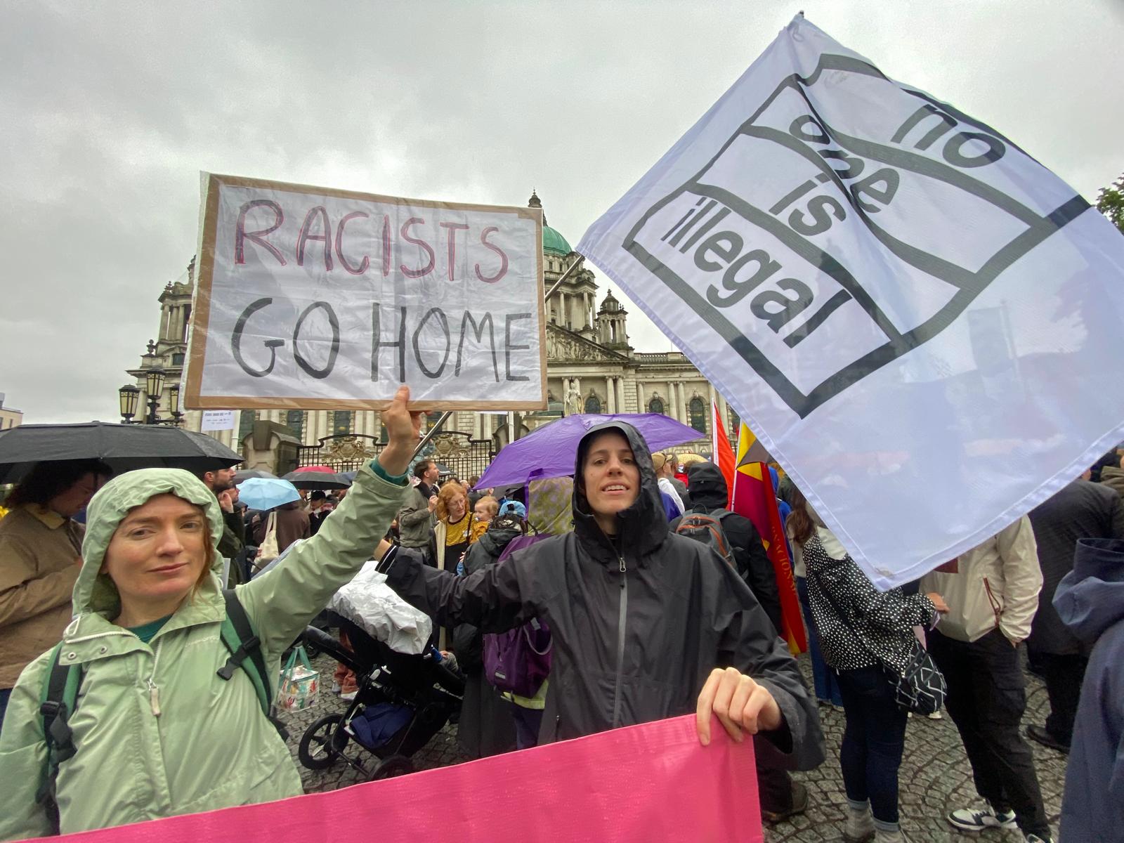 Making their voices heard at today's rally