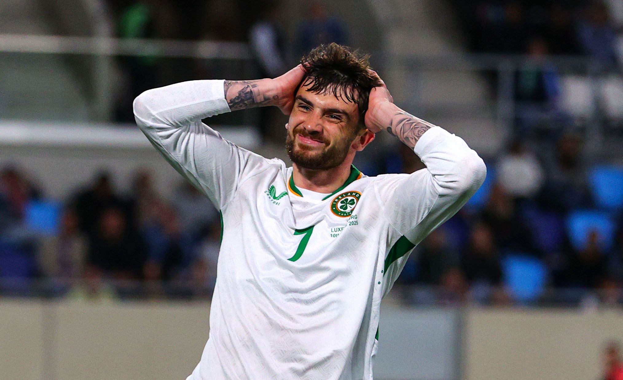 Troy Parrott had flashes during the match