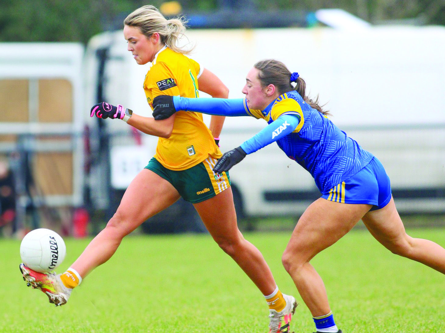 Antrim's Áine Turbidy will be a key player on Sunday