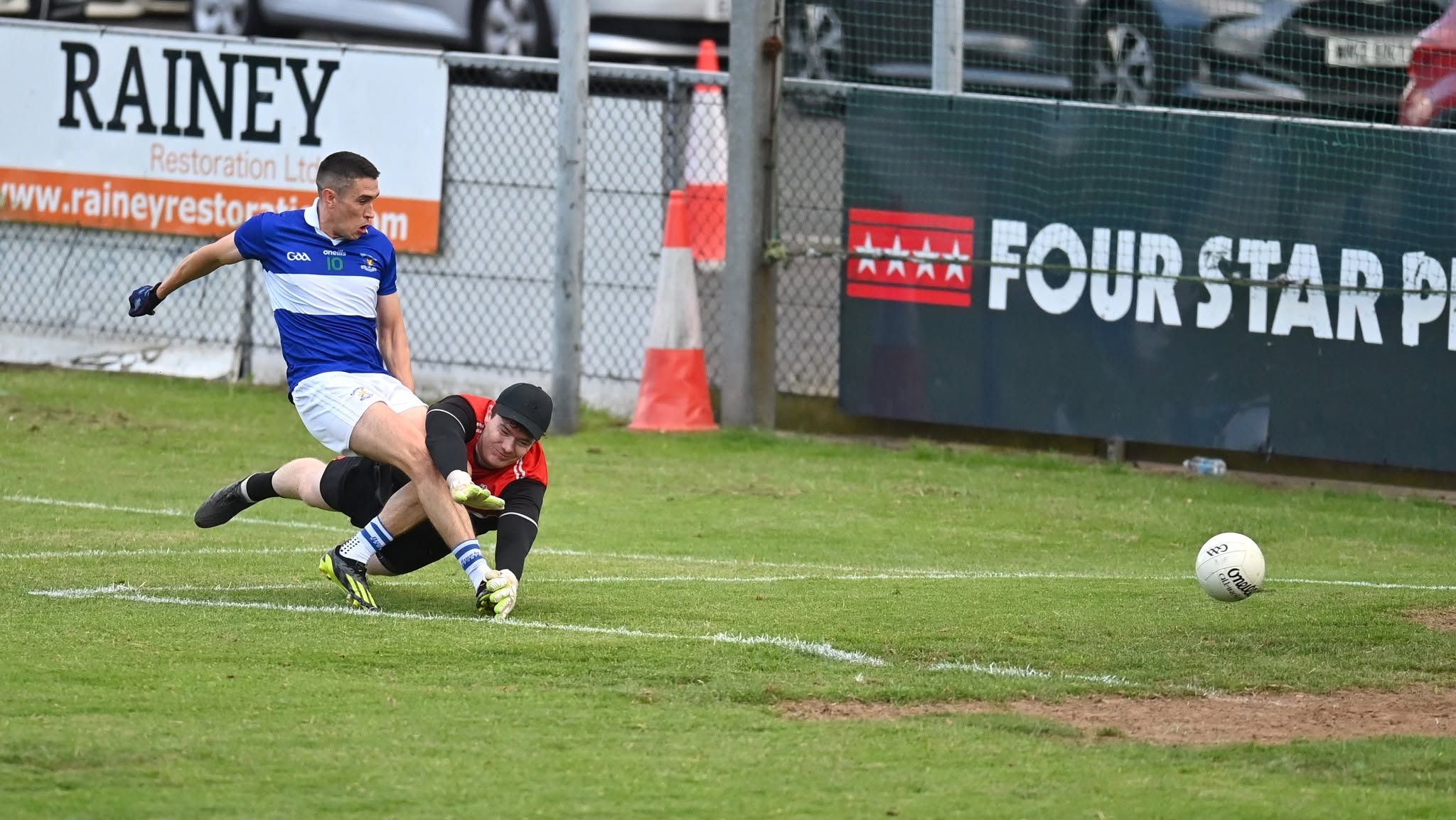 Conor McGlade capitalises for the Johnnies