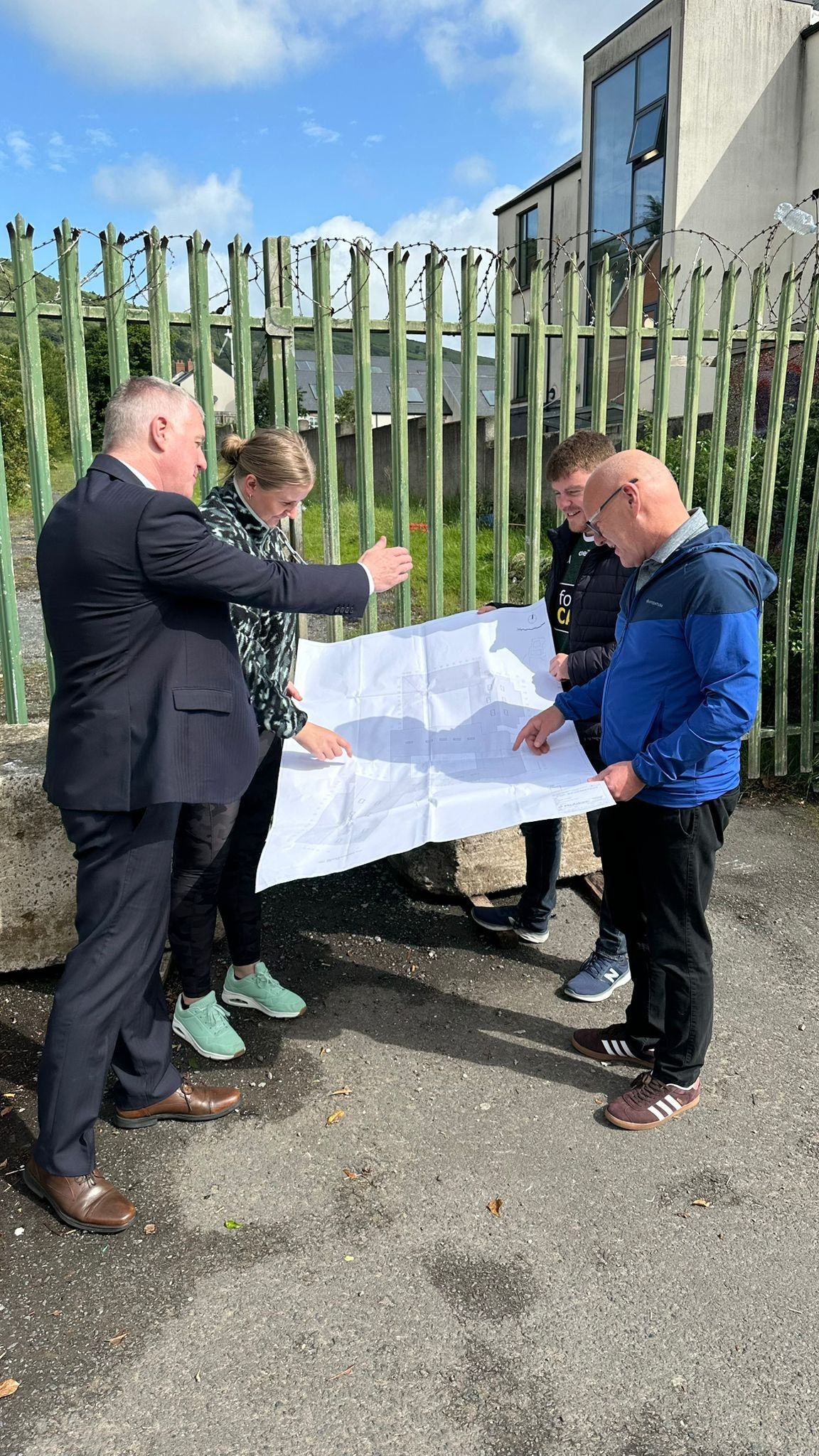 The Sinn Féin team take at look at the plans