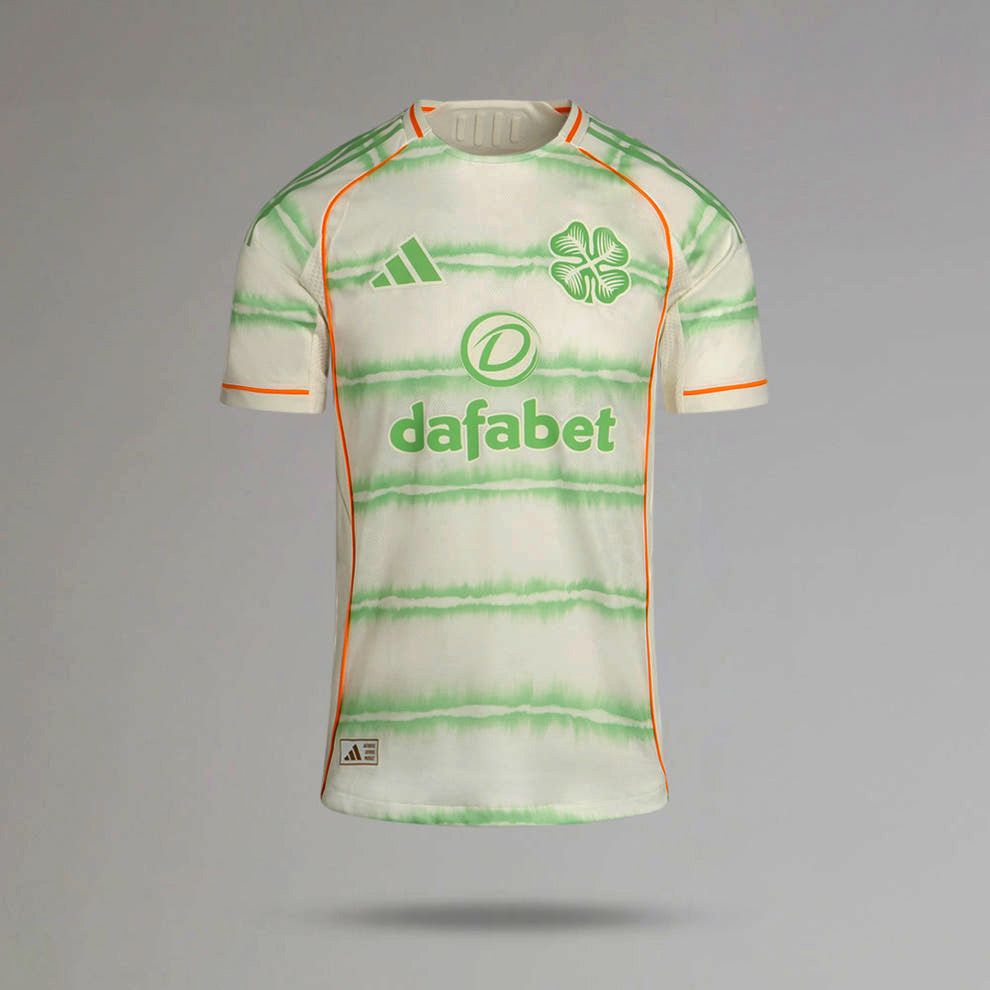 MIXED THOUGHTS: The pastel-hued third kit has divided the Celtic faithful