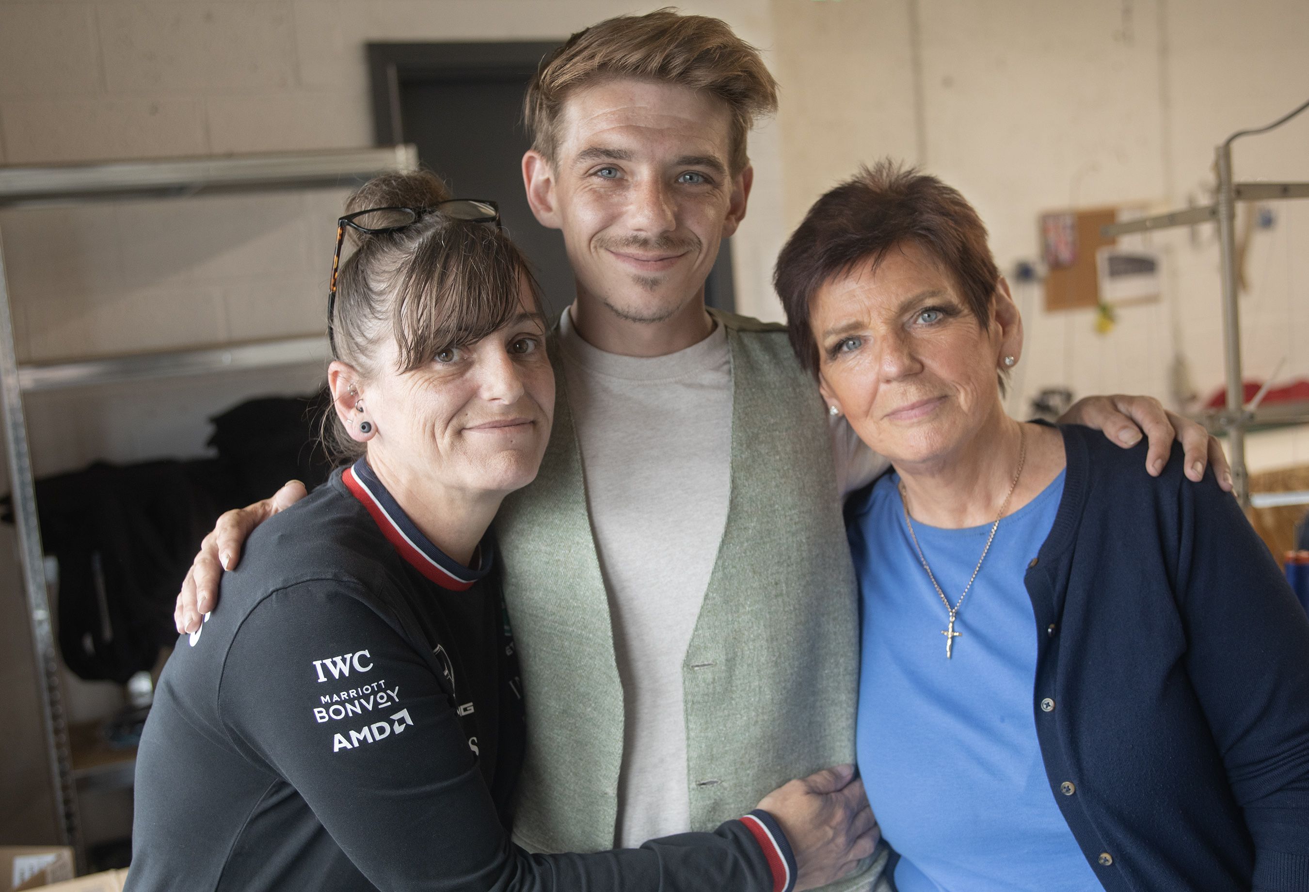 FAMILY: Eileen with daughter, Sinead and son, John